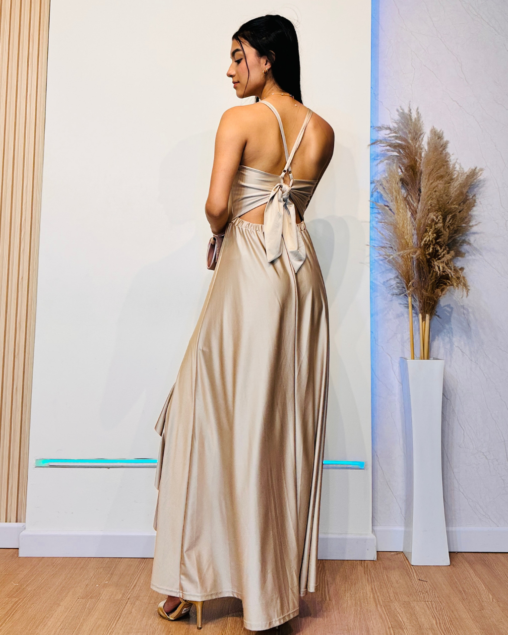 Vestido Milena Ocre