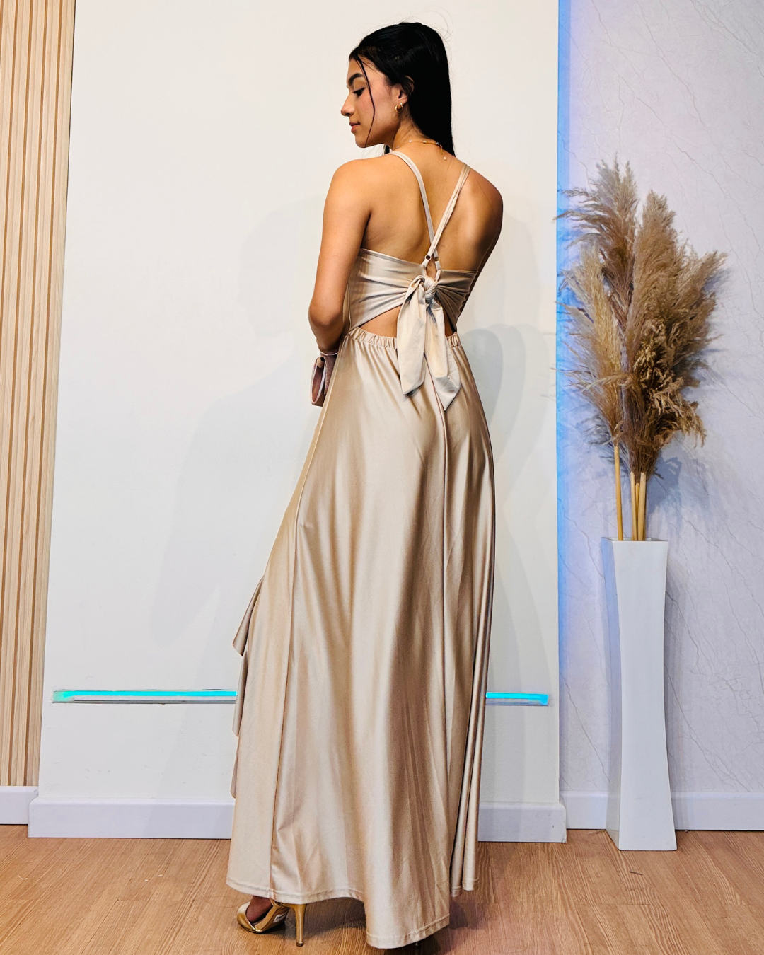 Vestido Milena Ocre