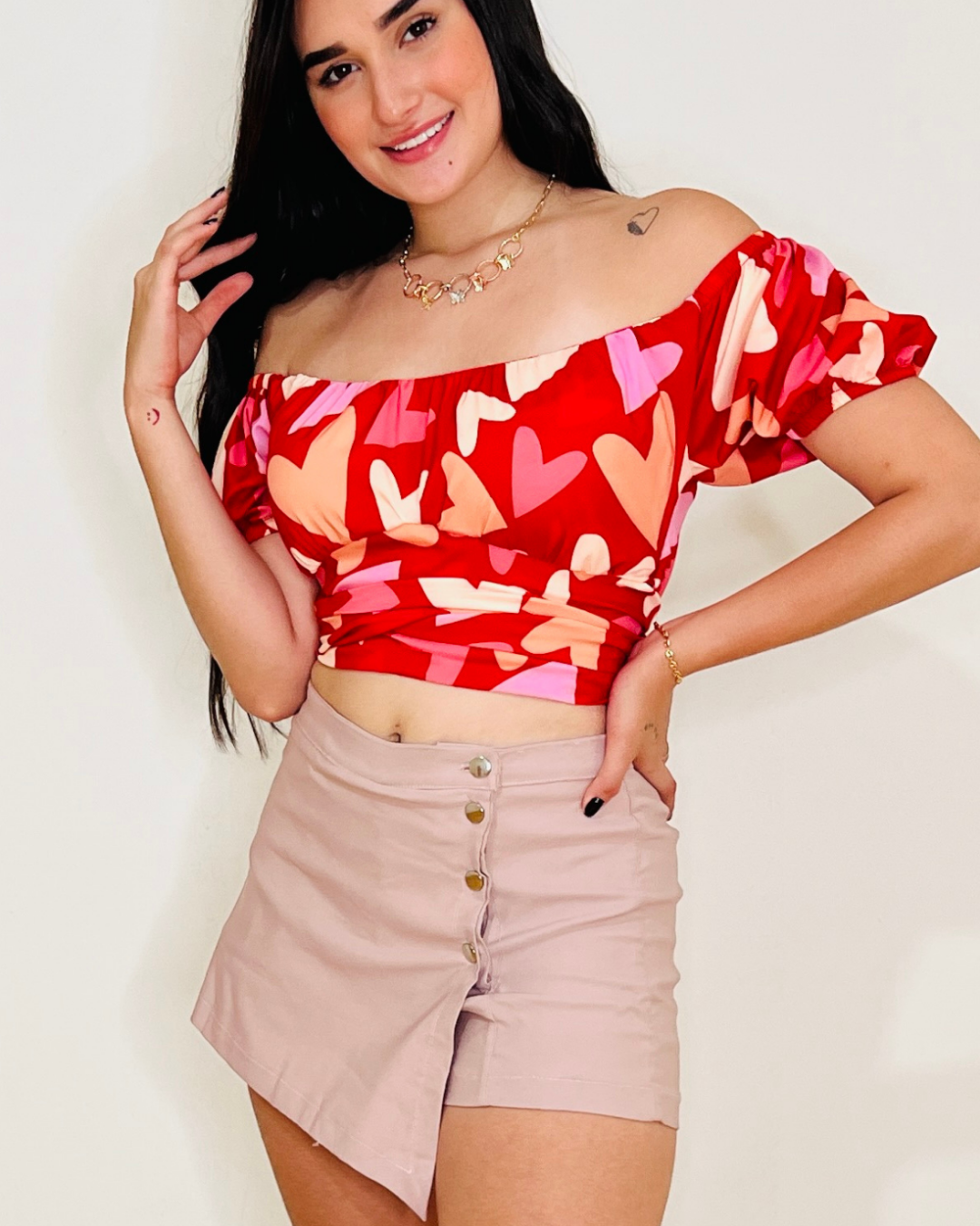 Falda Short Berta Palorosa