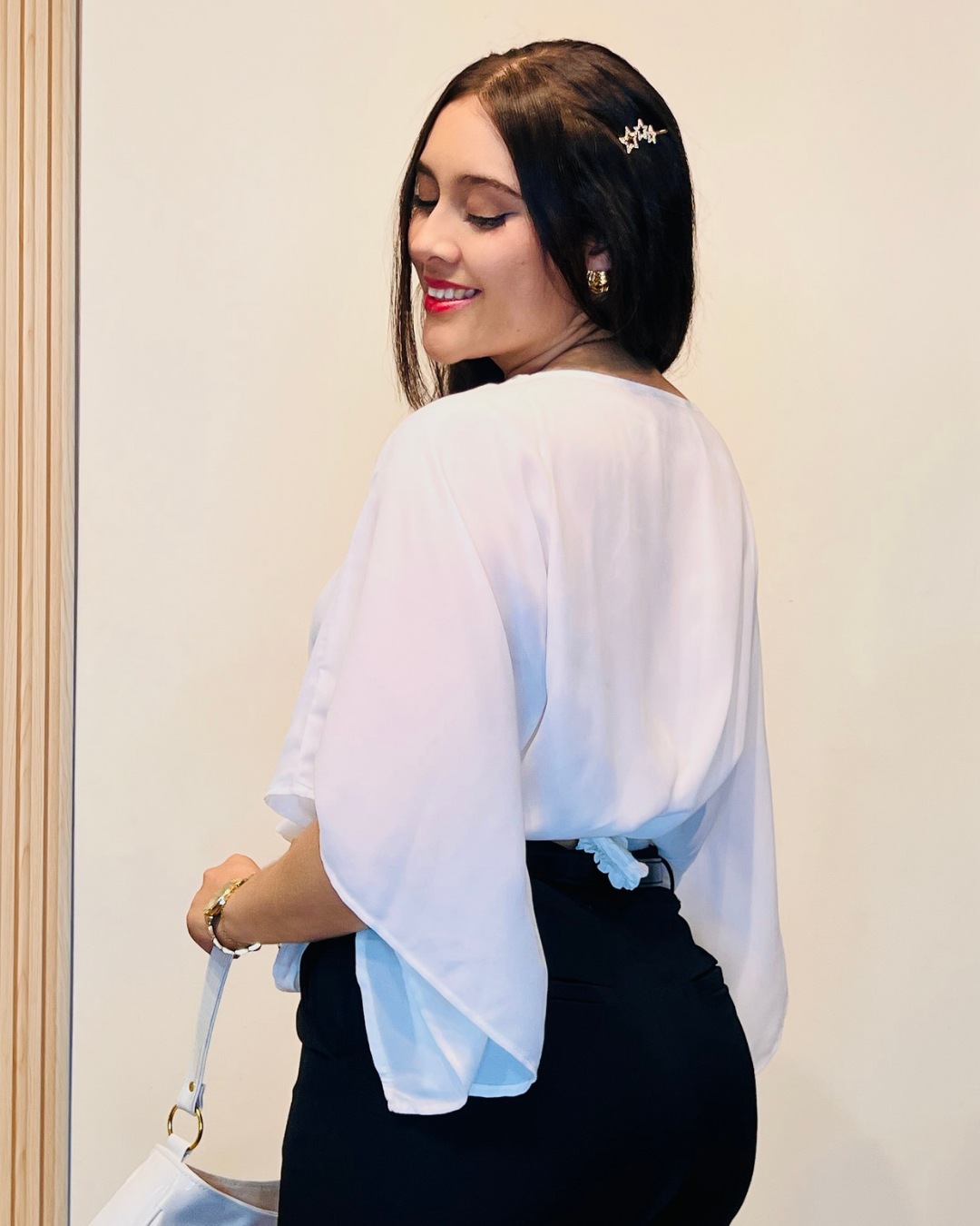 Blusa Araceli Marfil