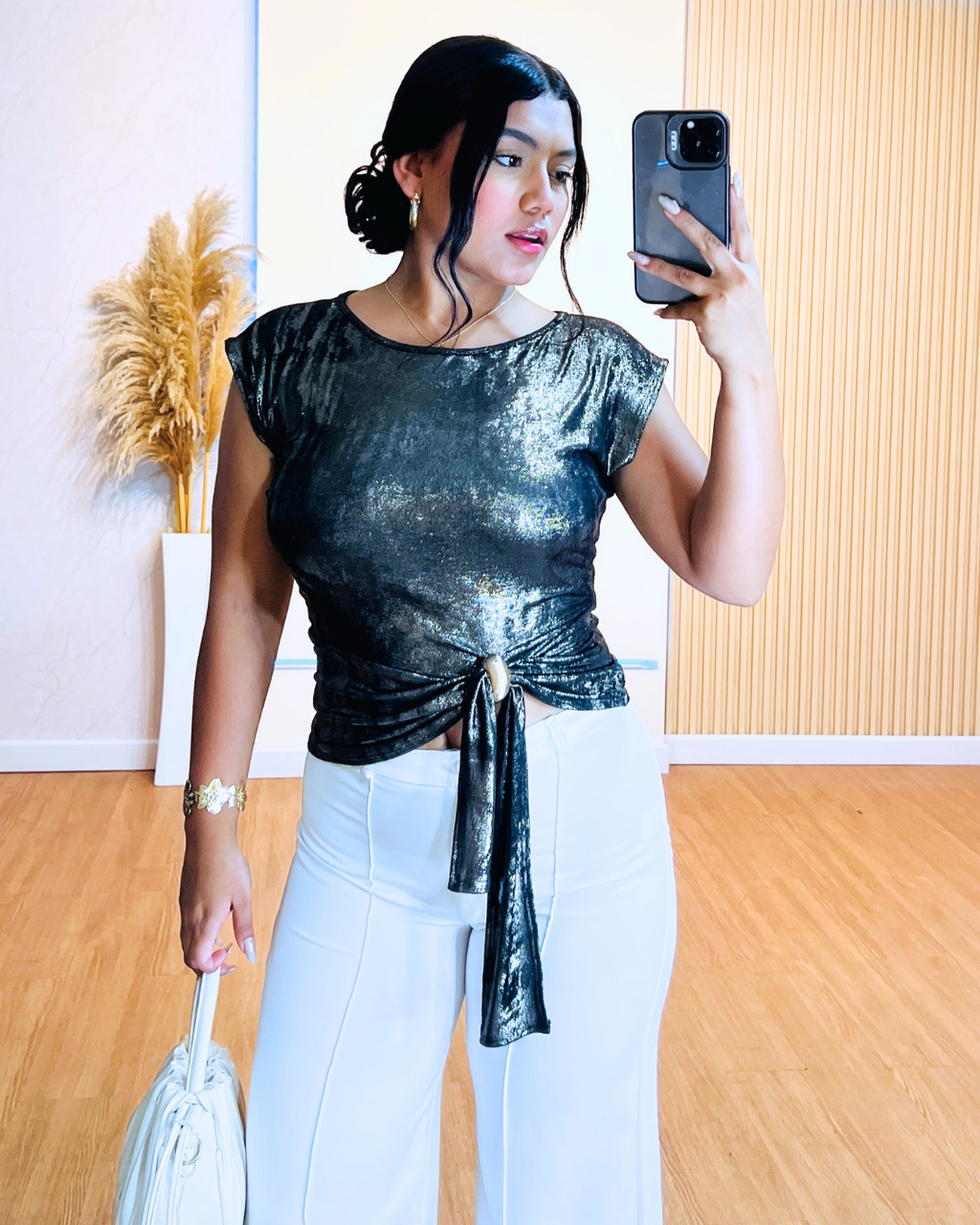 Blusa Bertha Dorada