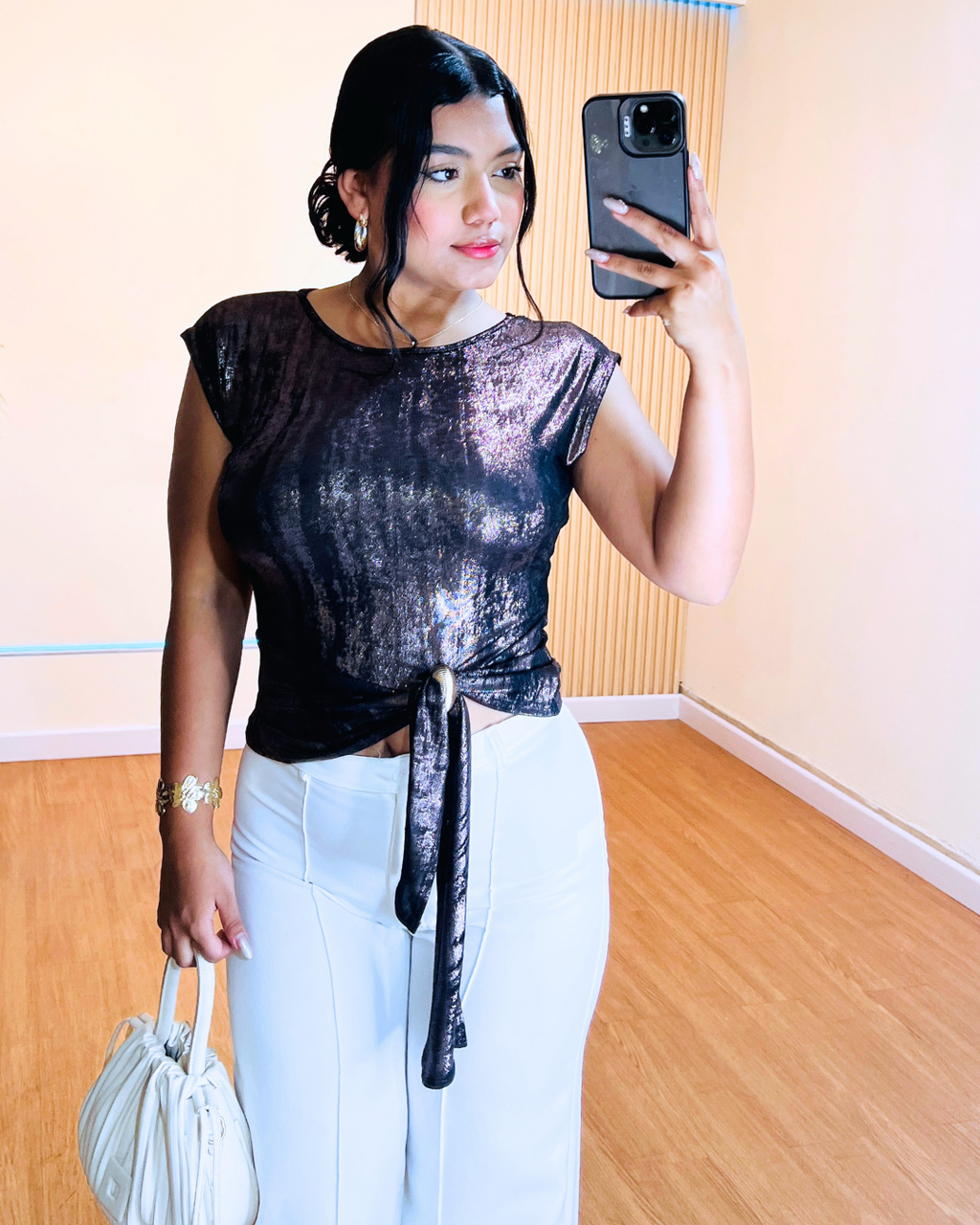 Blusa Bertha Oro Rosa