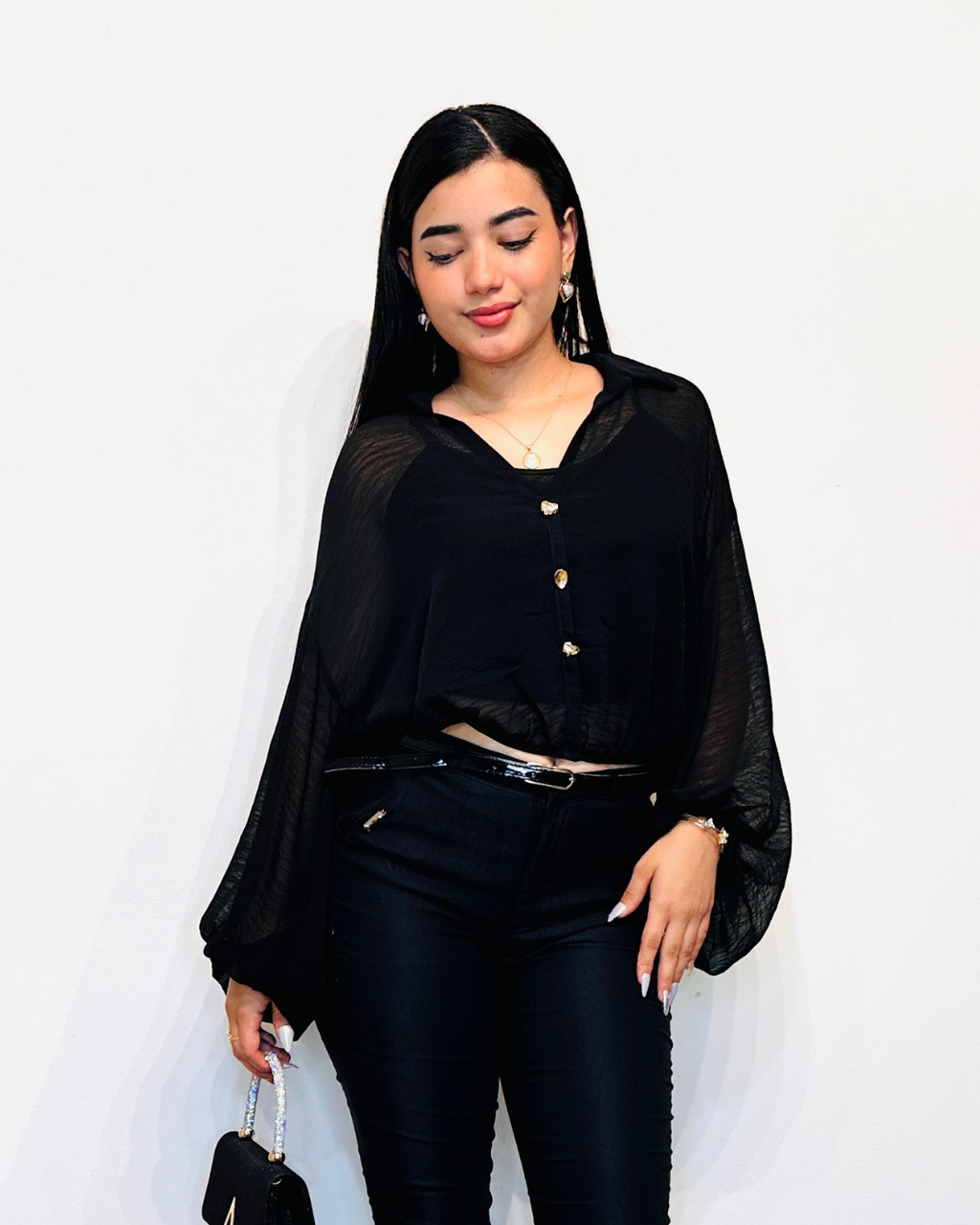 Blusa Daniela Negro