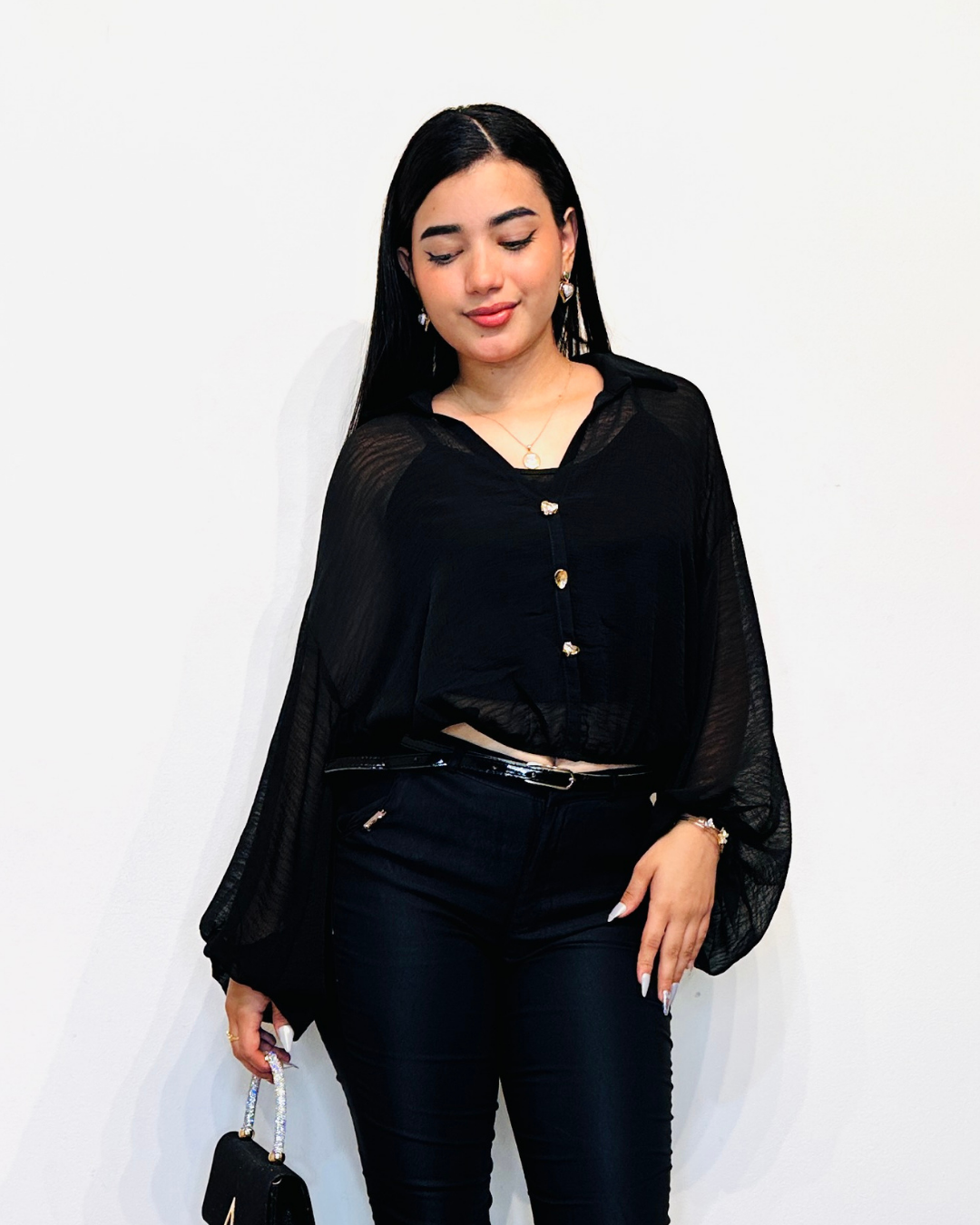 Blusa Daniela Negro