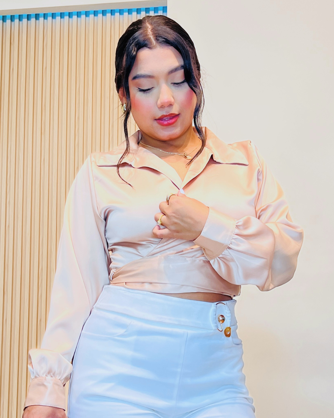 Blusa Iris Camel
