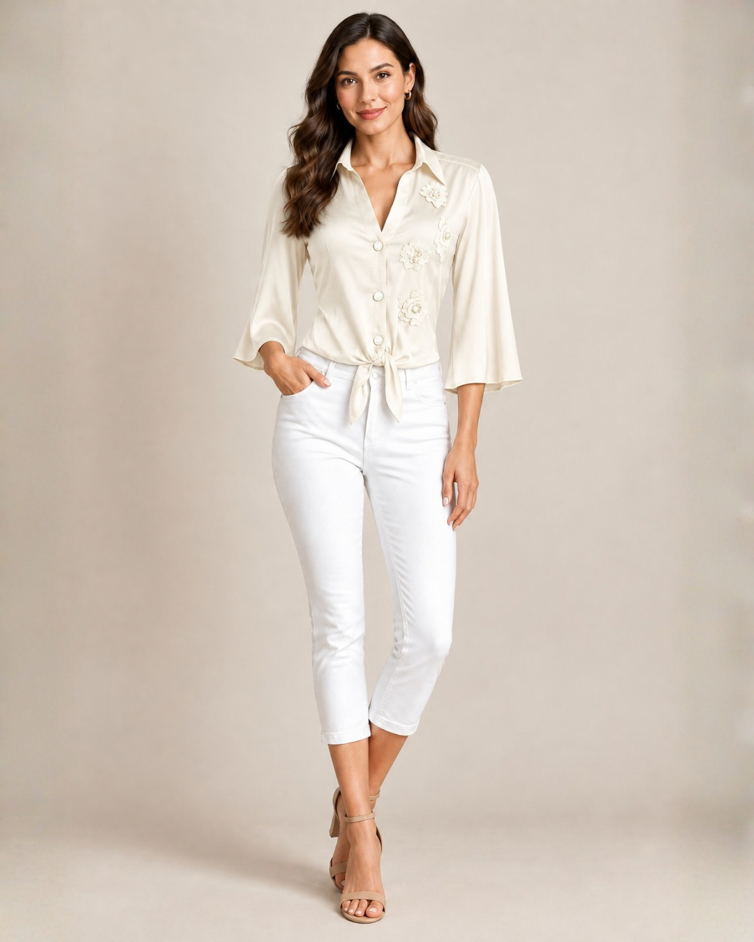 Blusa Lupita Marfil