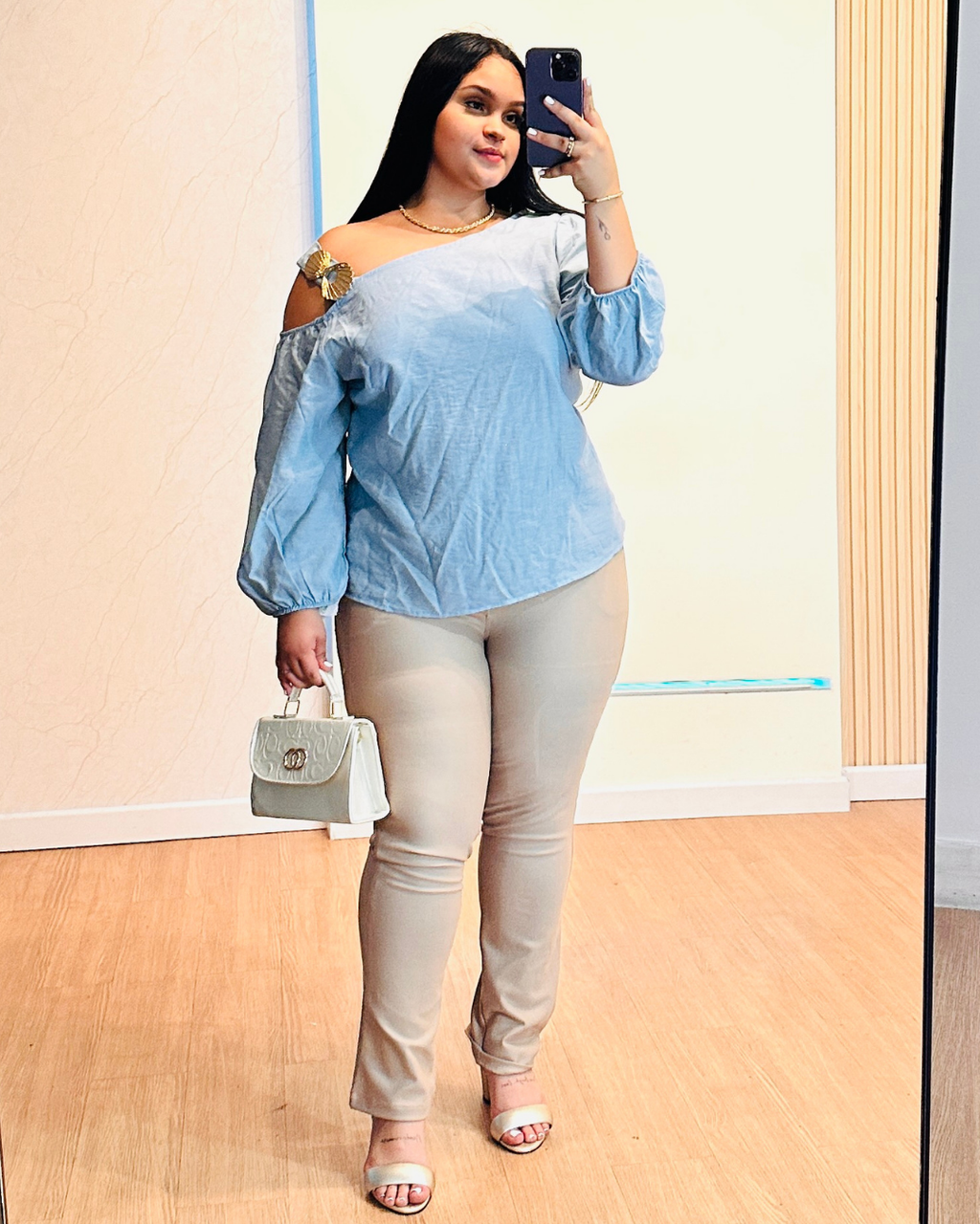 Blusa Mare Celeste