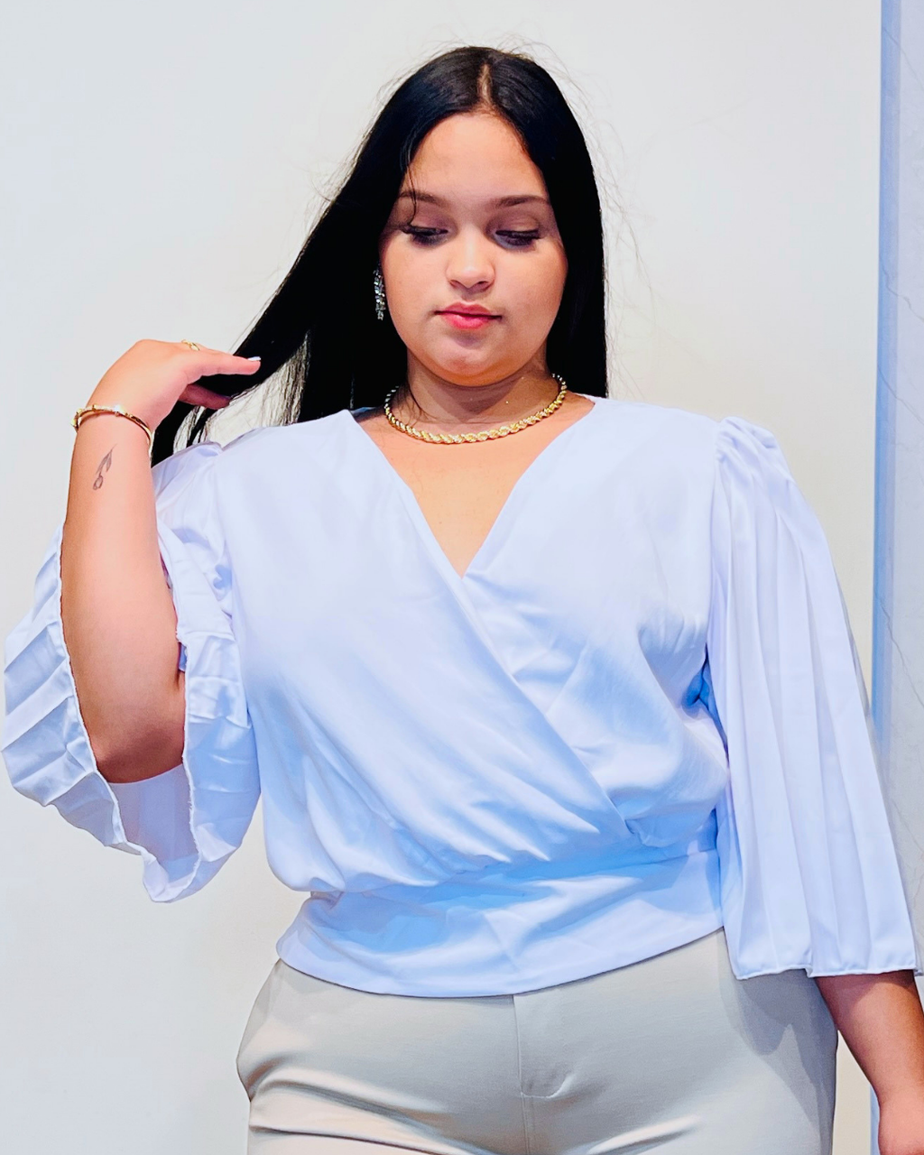 Blusa Mariela Blanco