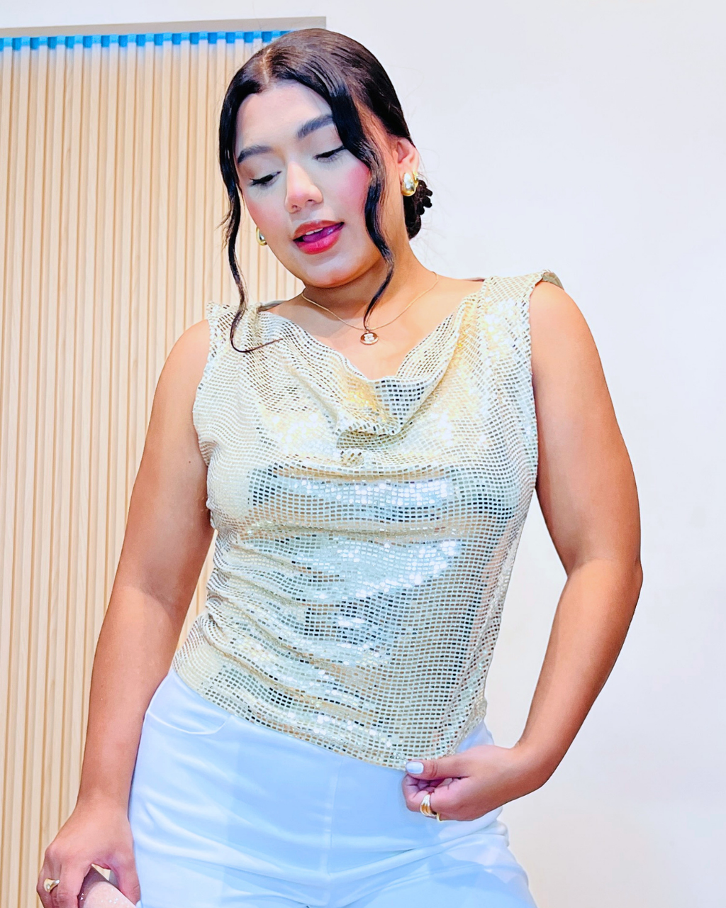 Blusa Martha Camel