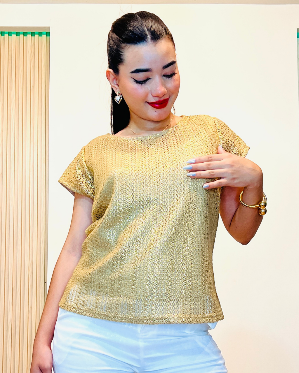 Blusa Yohana Dorado