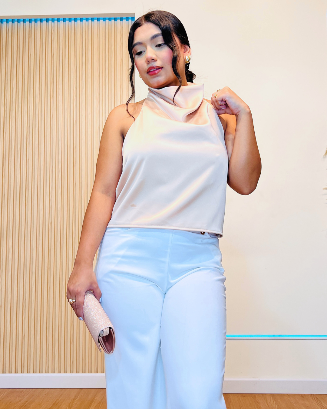 Blusa Zara Camel