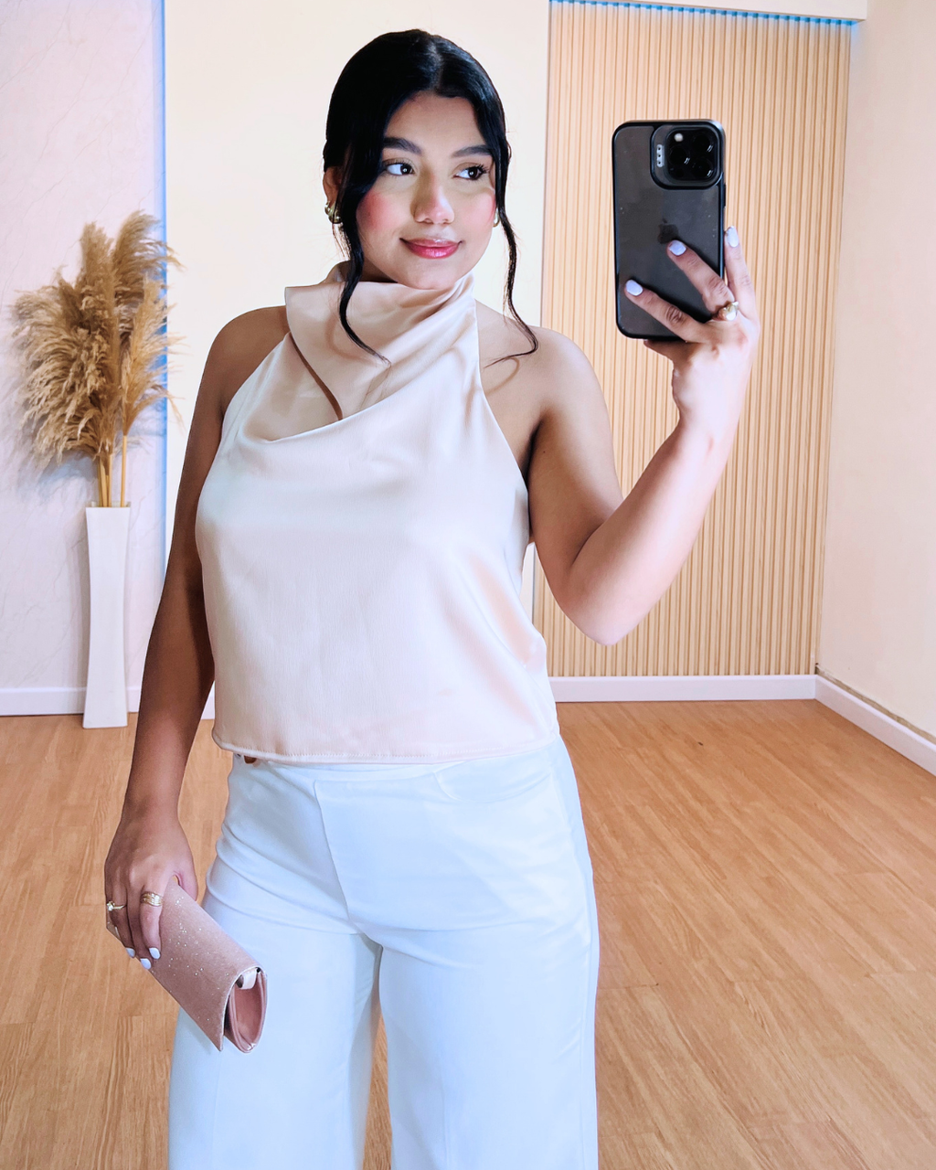 Blusa Zara Camel