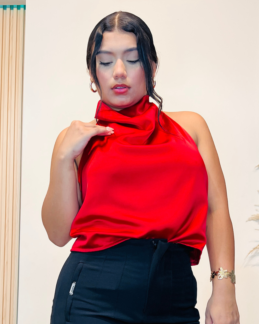 Blusa Zara Rojo