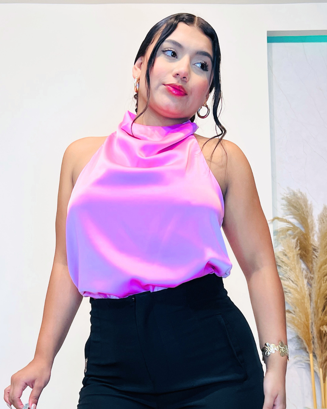 Blusa Zara Rosado
