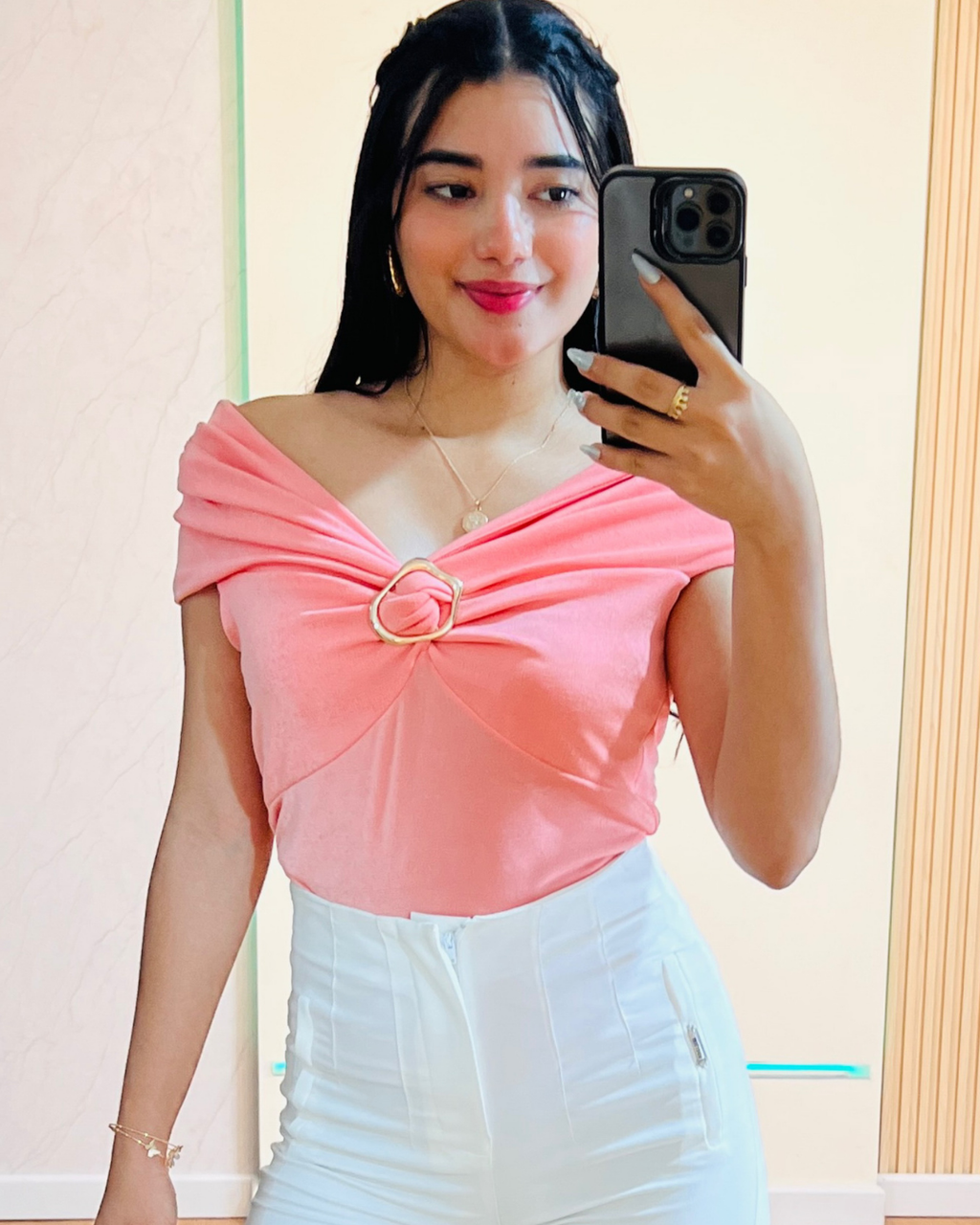 Blusa Adriana Rosado