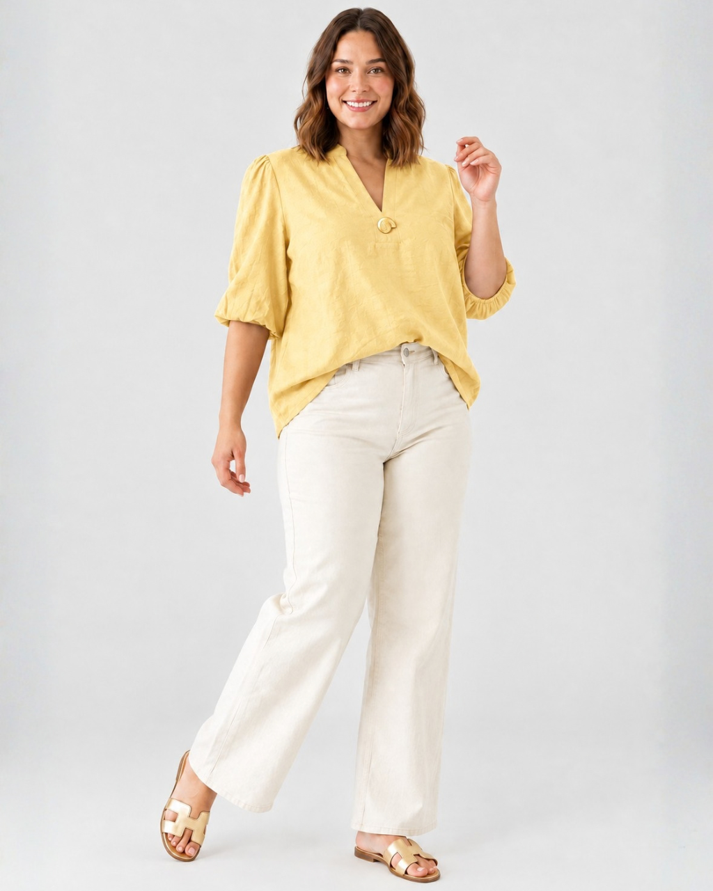 Blusa Carmen Amarillo