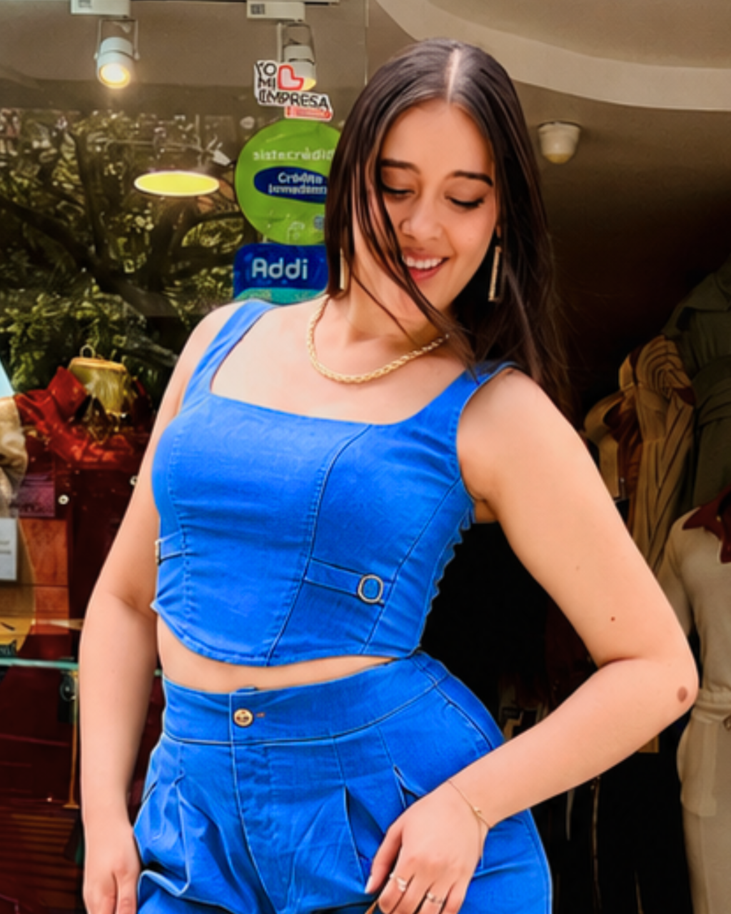 Conjunto Alina Azul