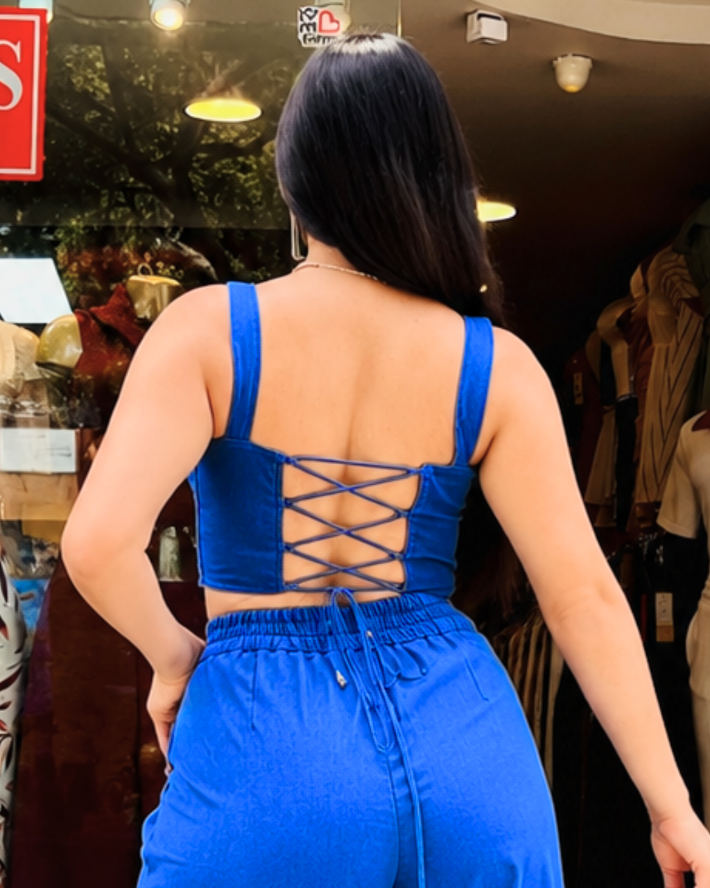 Conjunto Alina Azul
