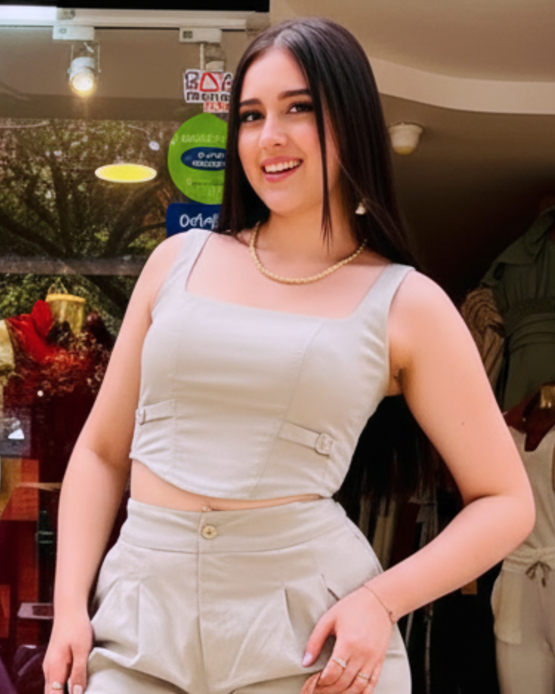 Conjunto Alina Beige