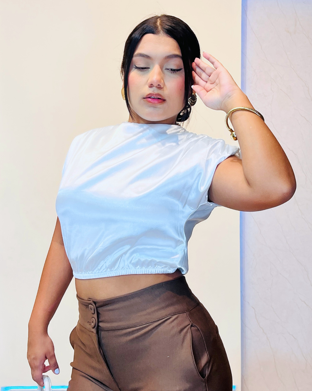 Blusa Angie Blanco