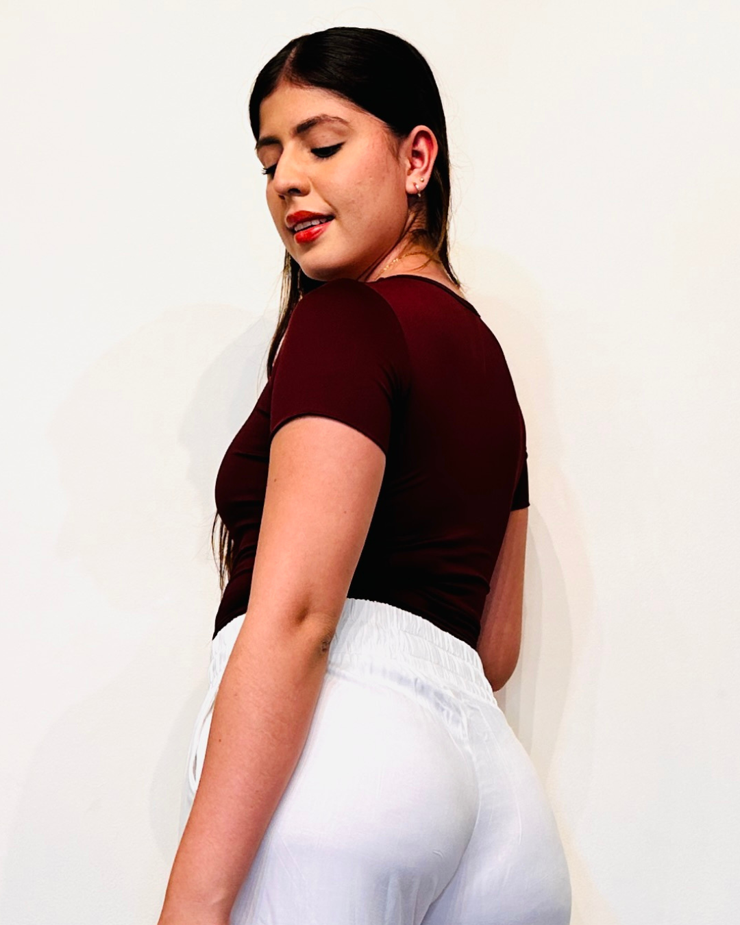Blusa Básica Lusan Vinotinto