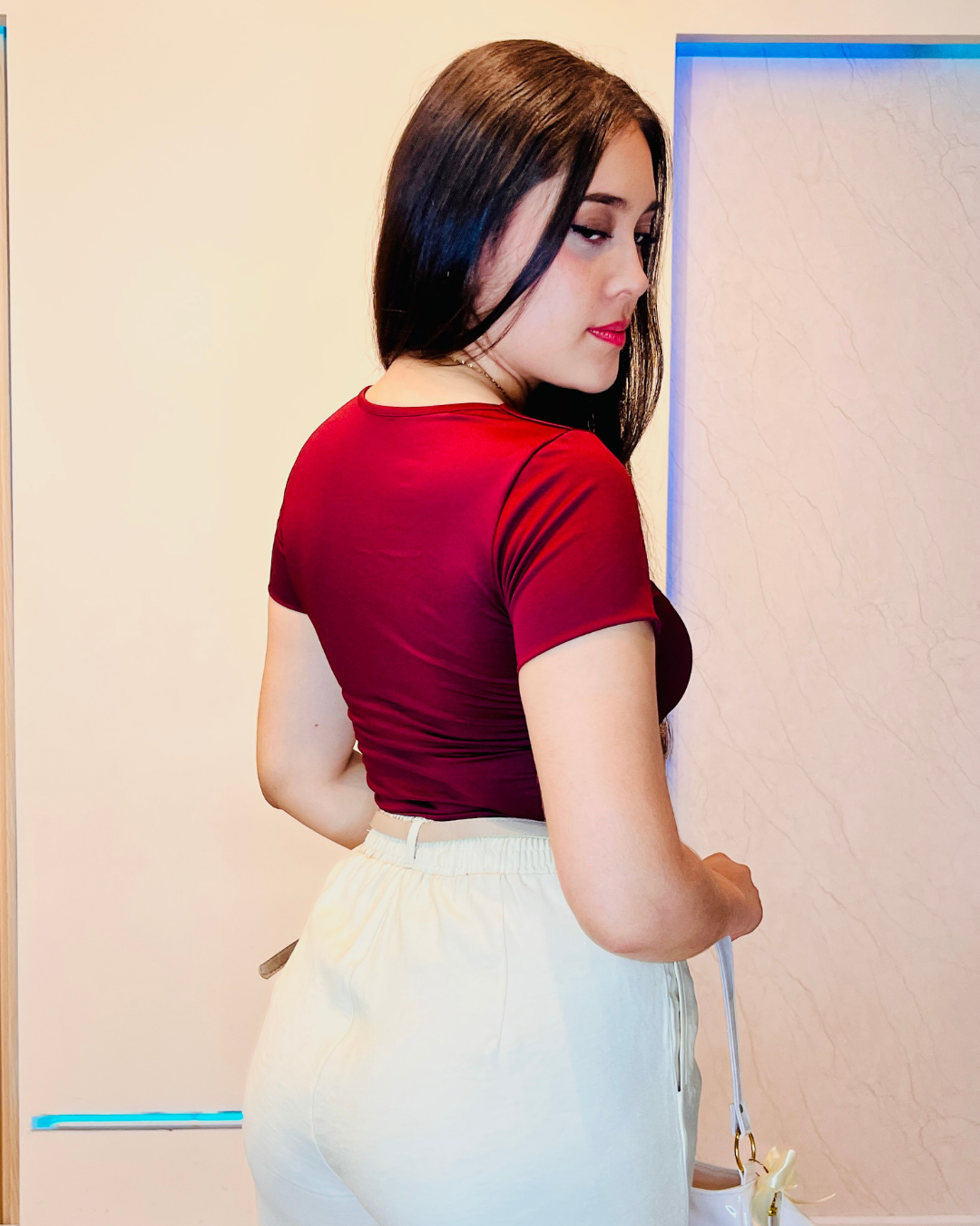 Blusa Básica Lusan Vinotinto