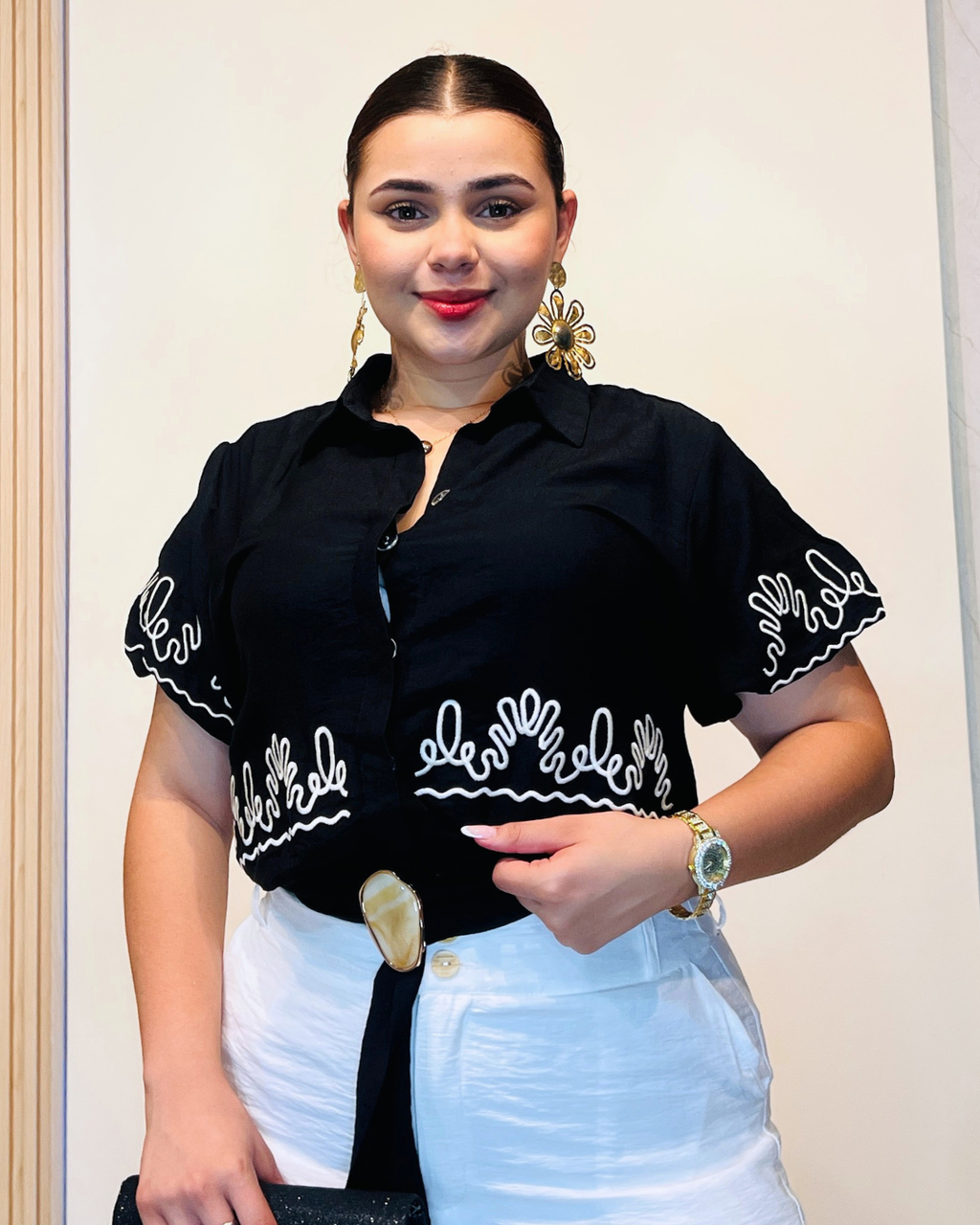 Camisera Briseida Negro