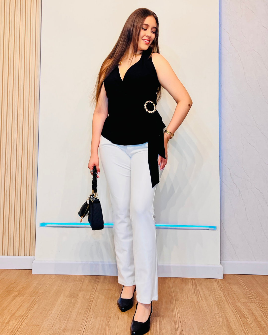 Blusa Carolina Negra