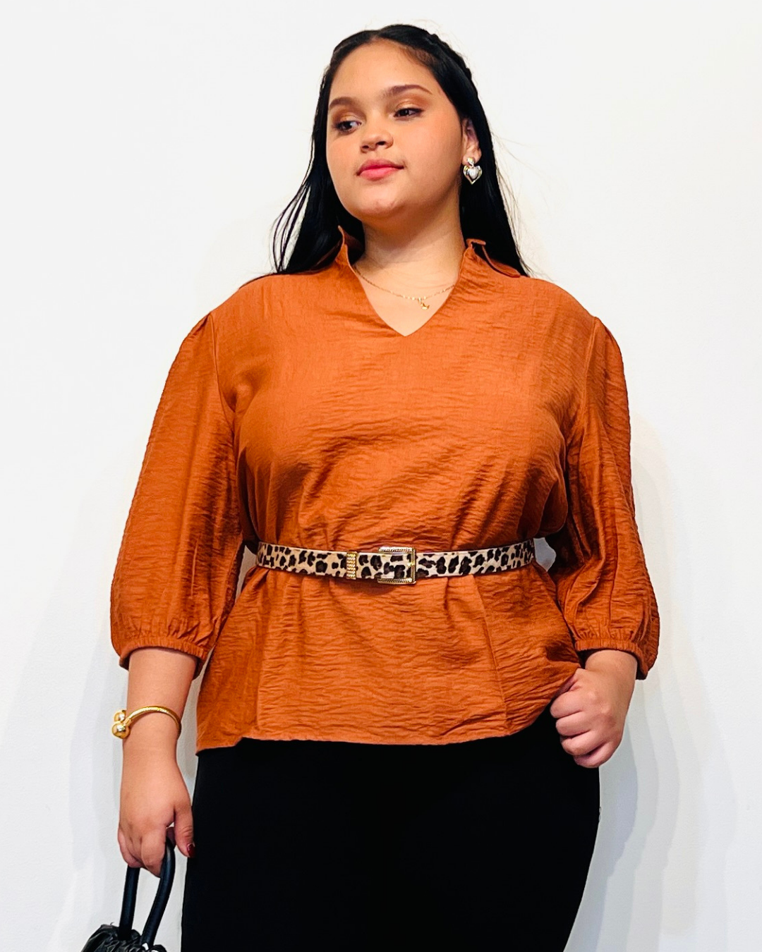 Blusa Catalina Terracota