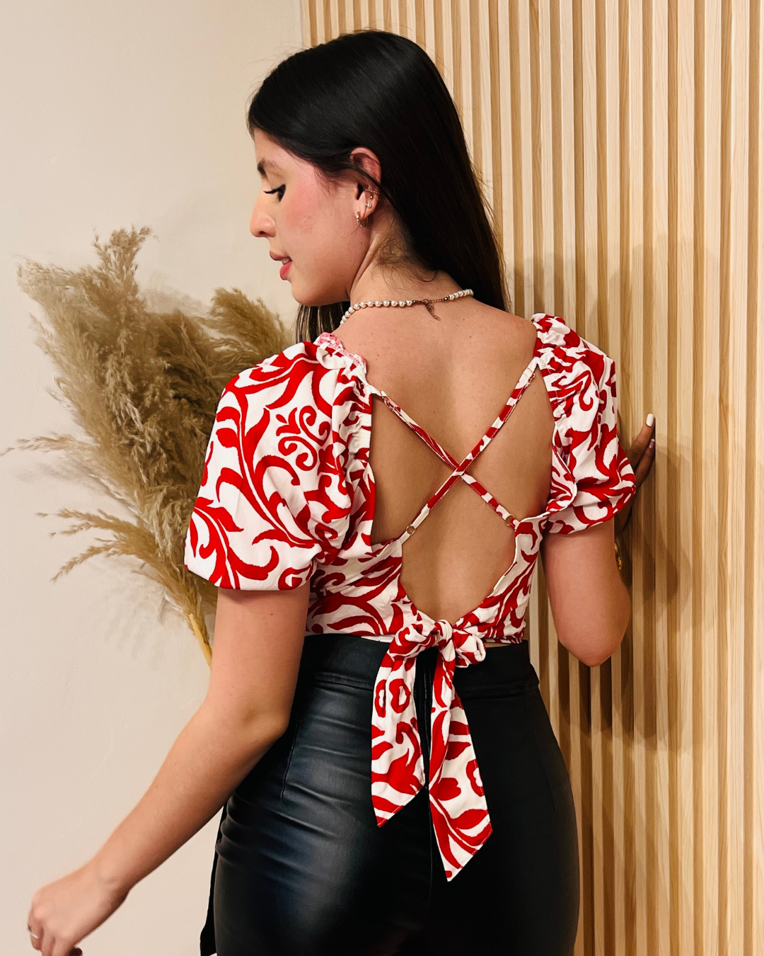 Blusa Cristal Rojo