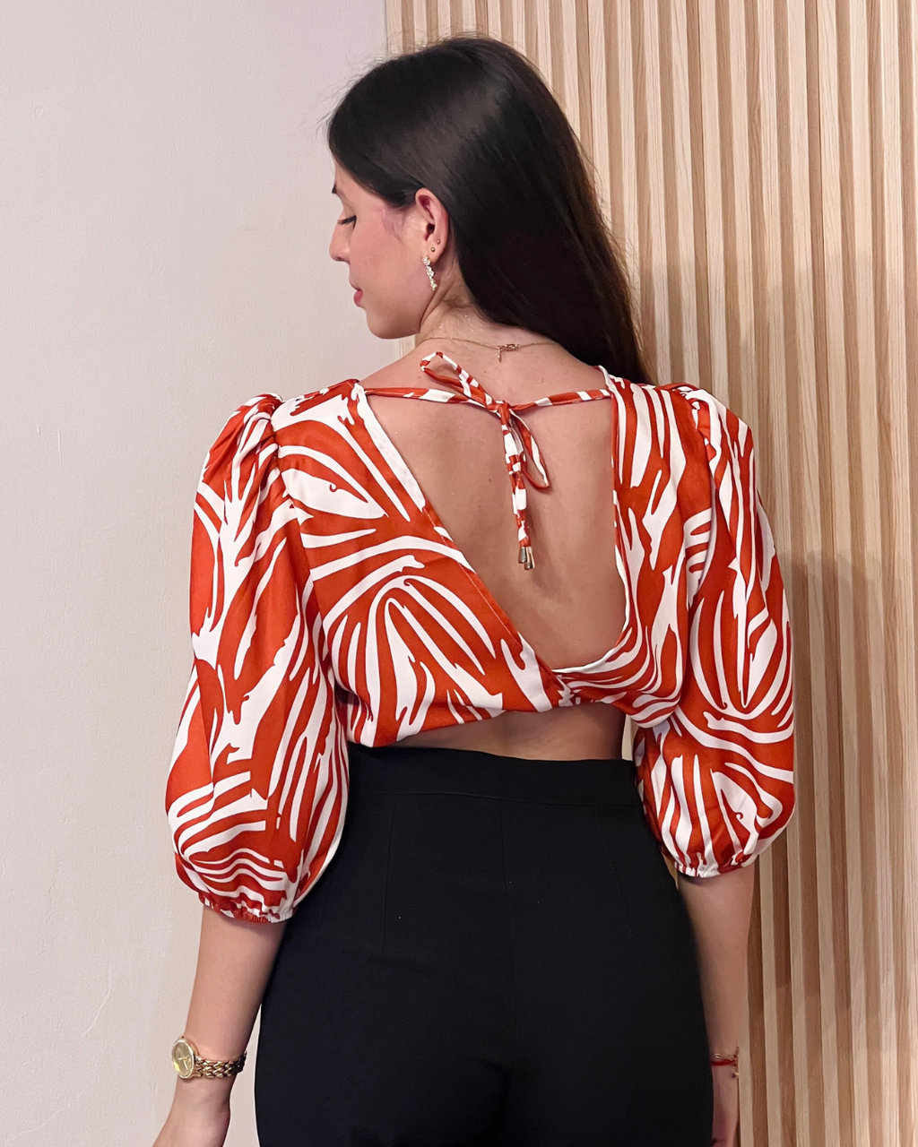 Blusa Dahiana Naranja