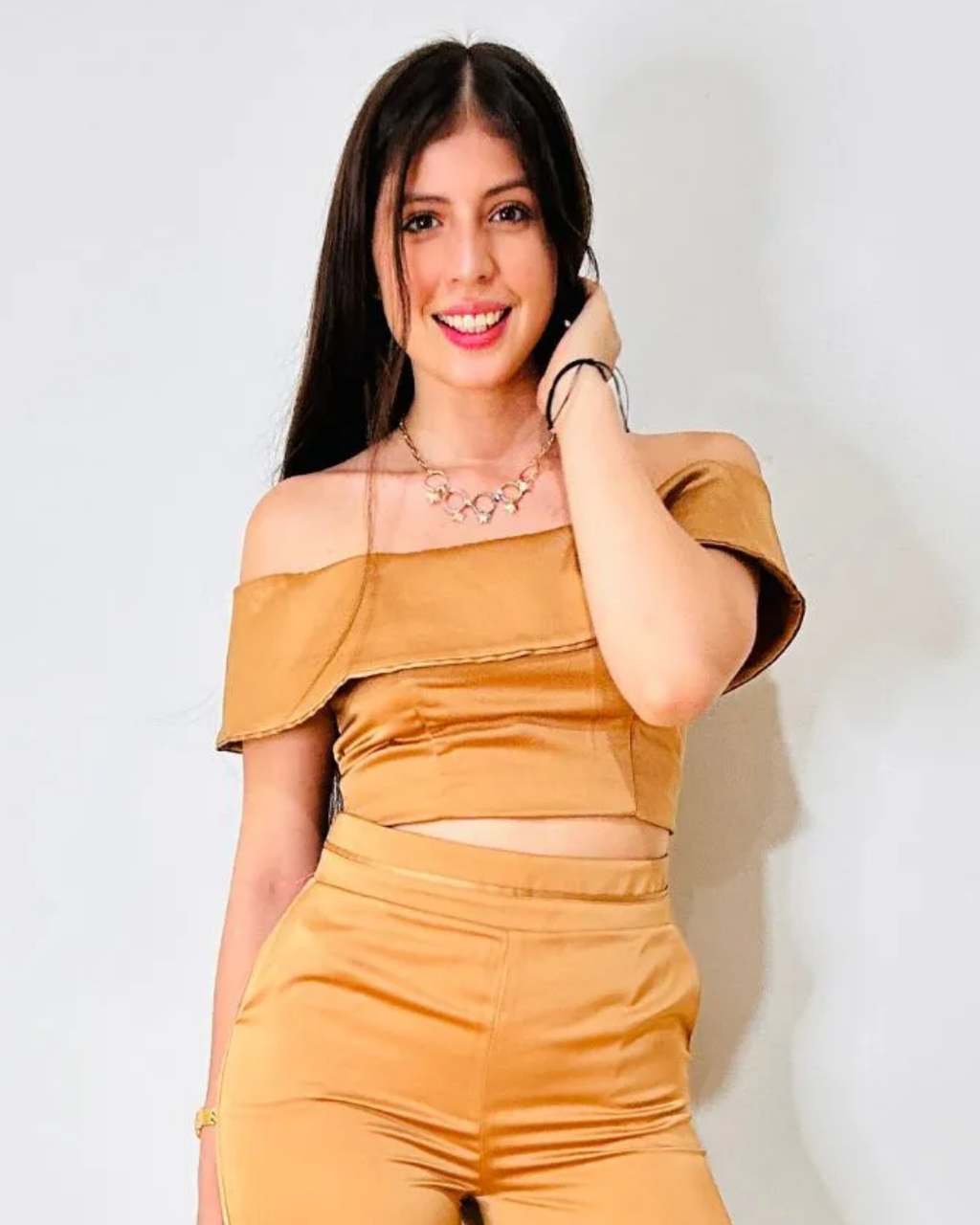 Blusa Delia Caramelo
