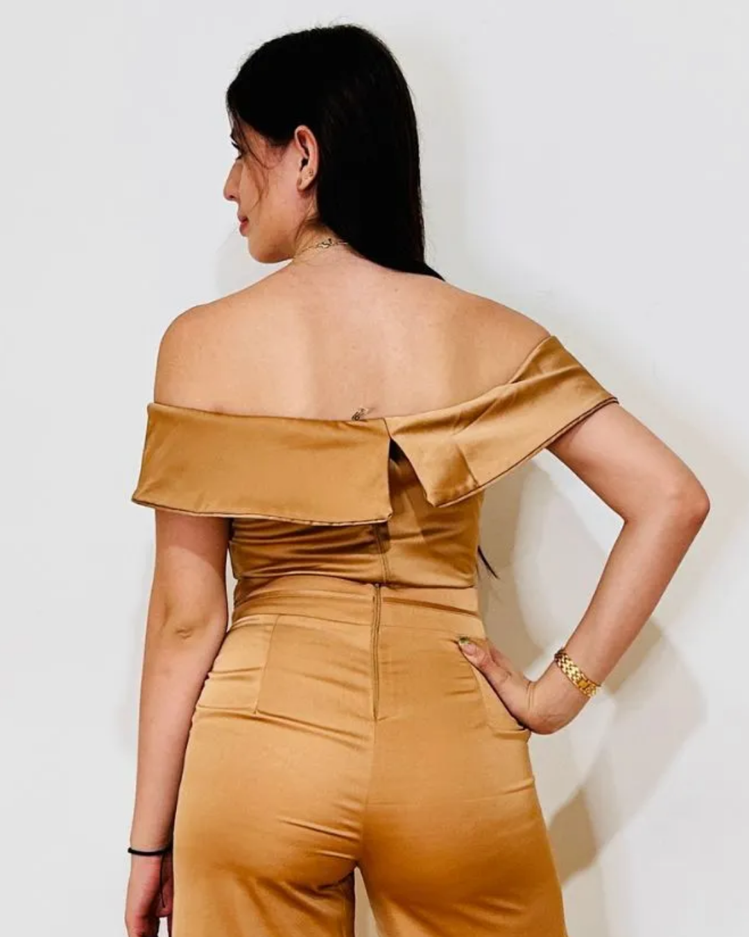 Blusa Delia Caramelo
