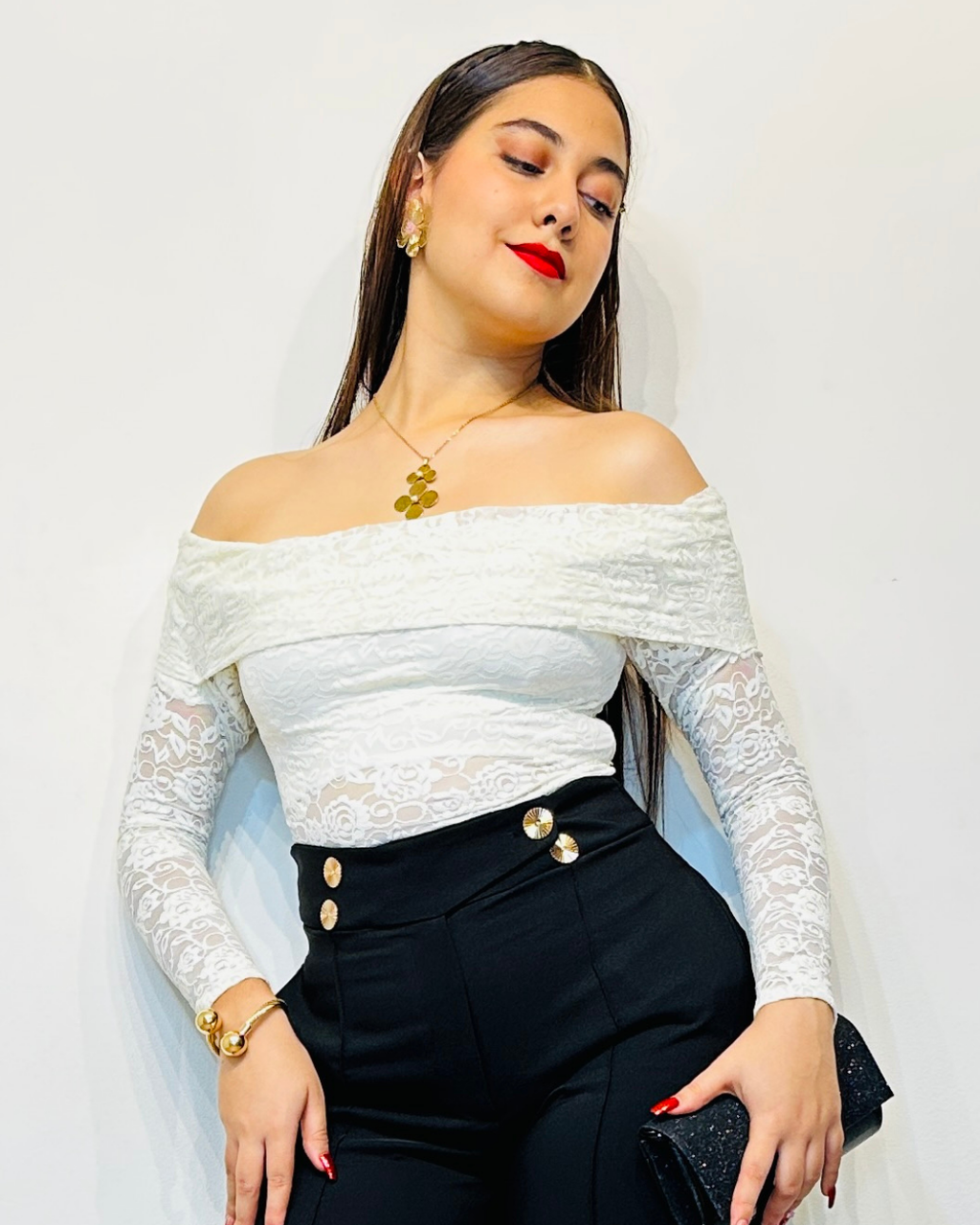 Blusa Eliana Marfil