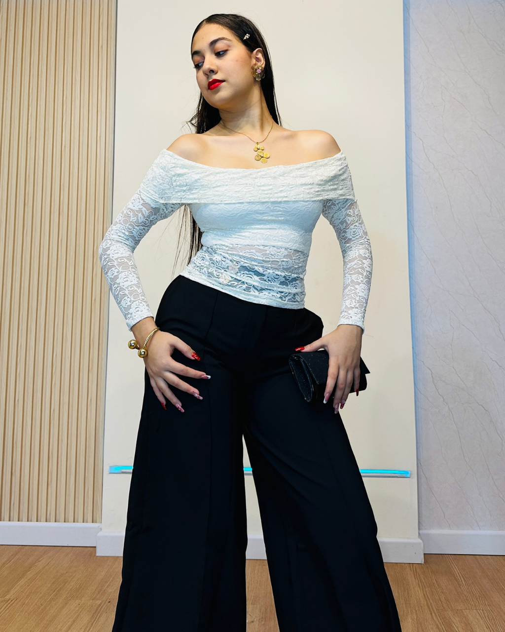 Blusa Eliana Marfil