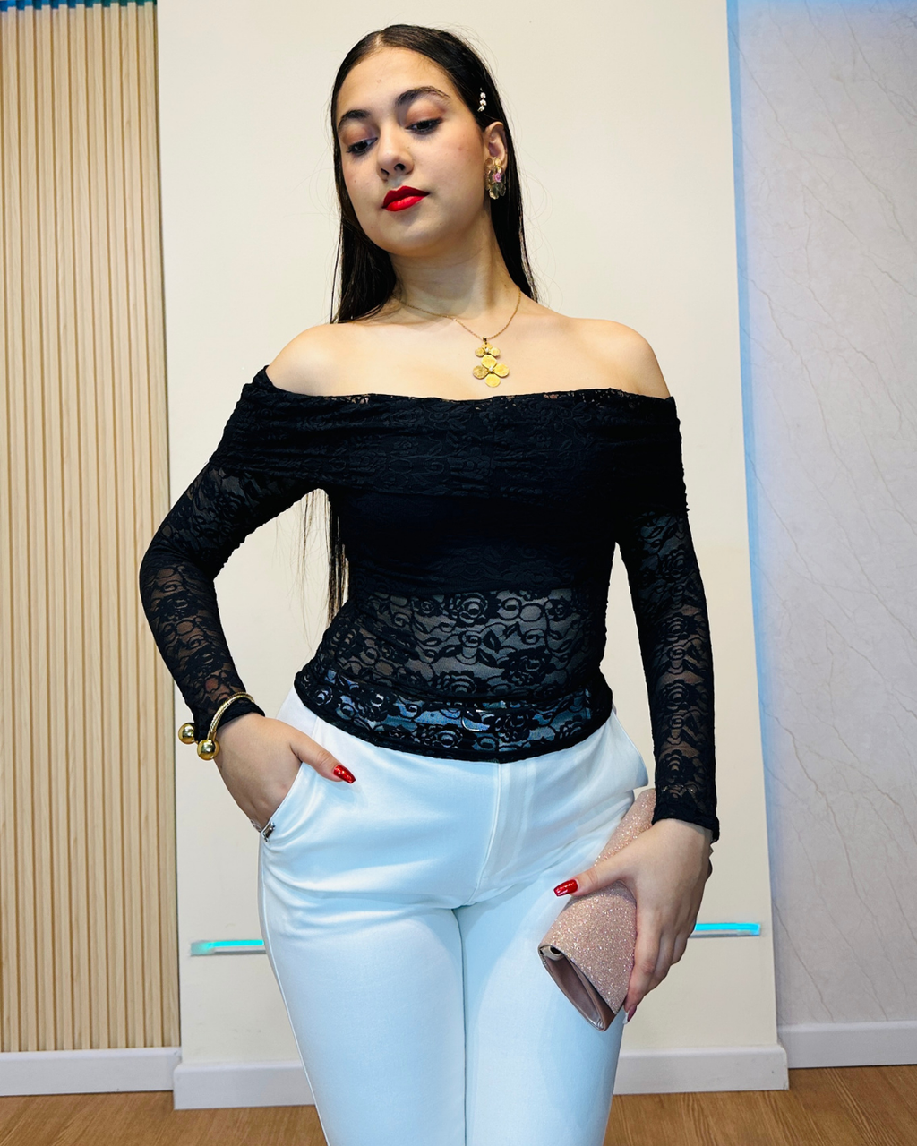 Blusa Eliana Negro
