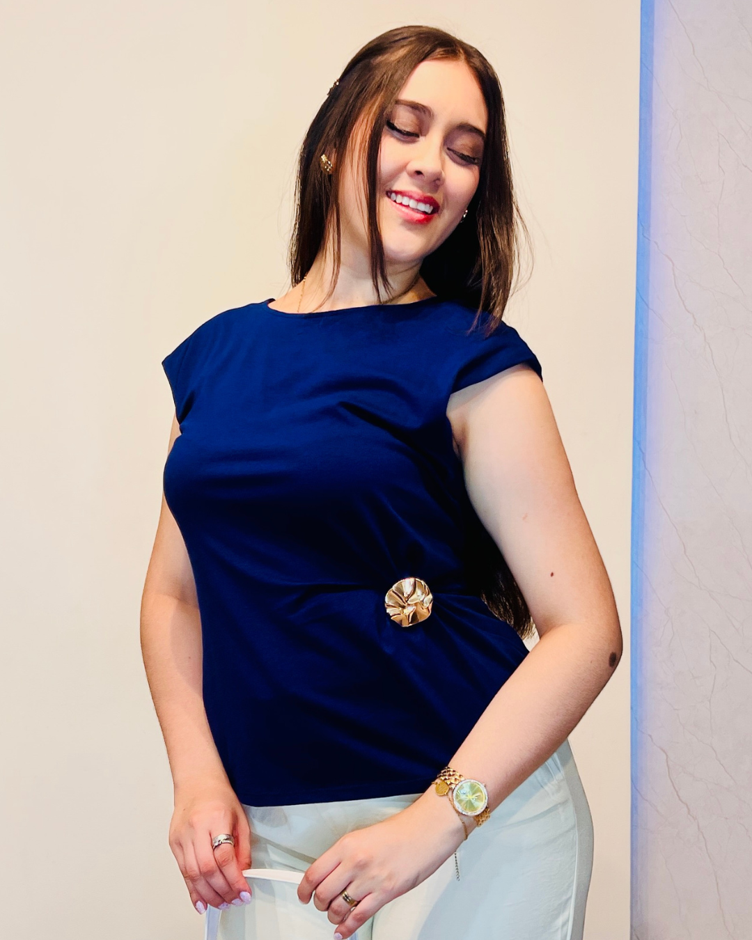 Blusa Gladys Azul