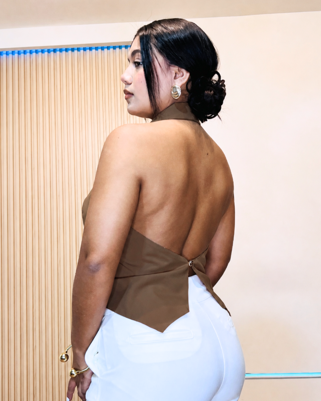 Blusa Heidy Marrón