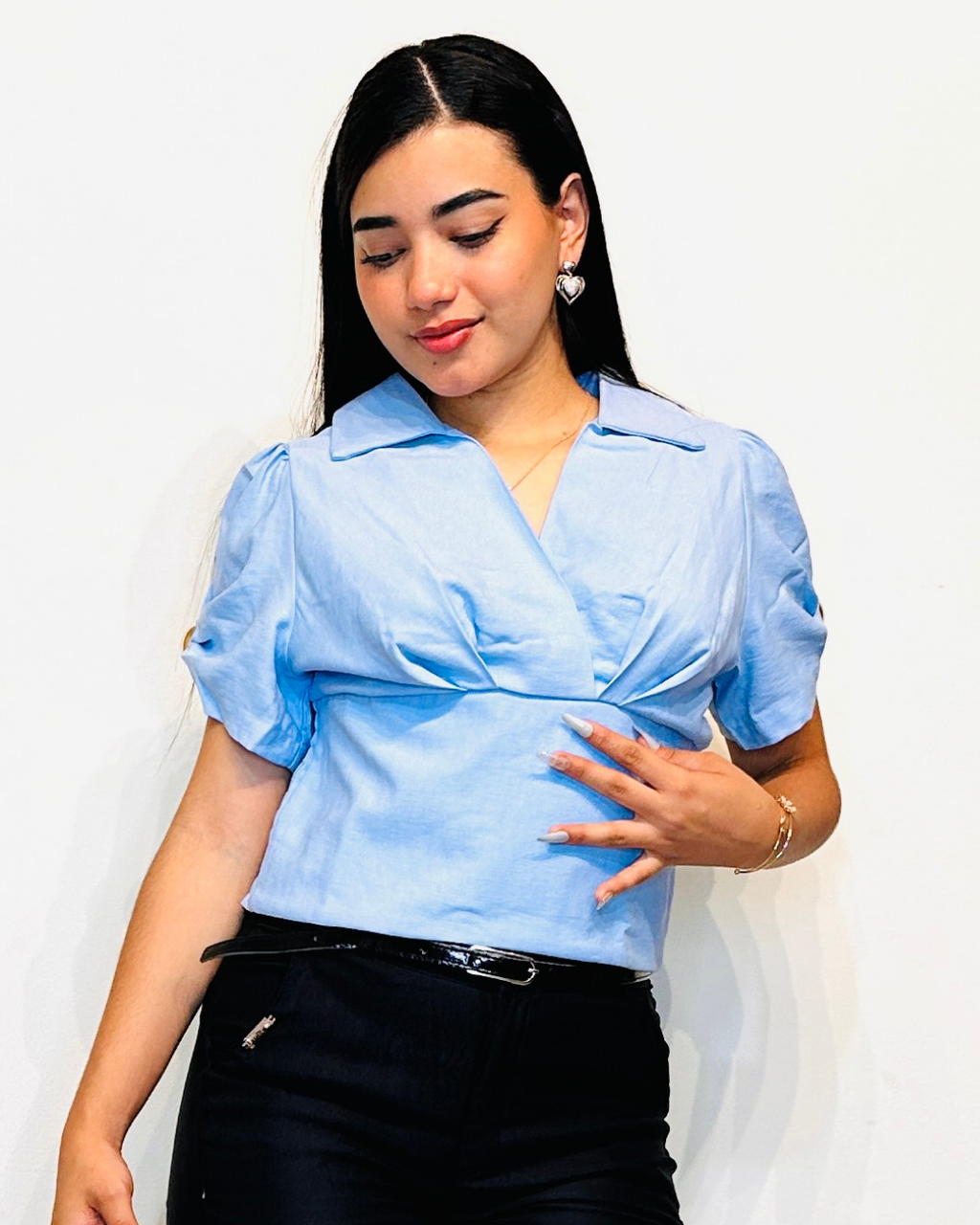 Blusa Juana Celeste