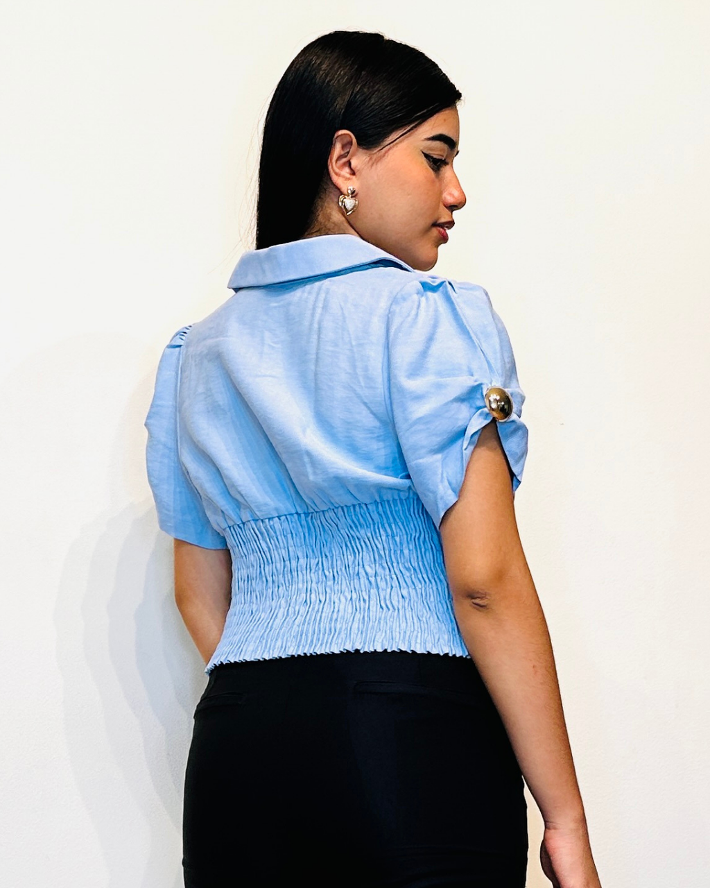 Blusa Juana Celeste