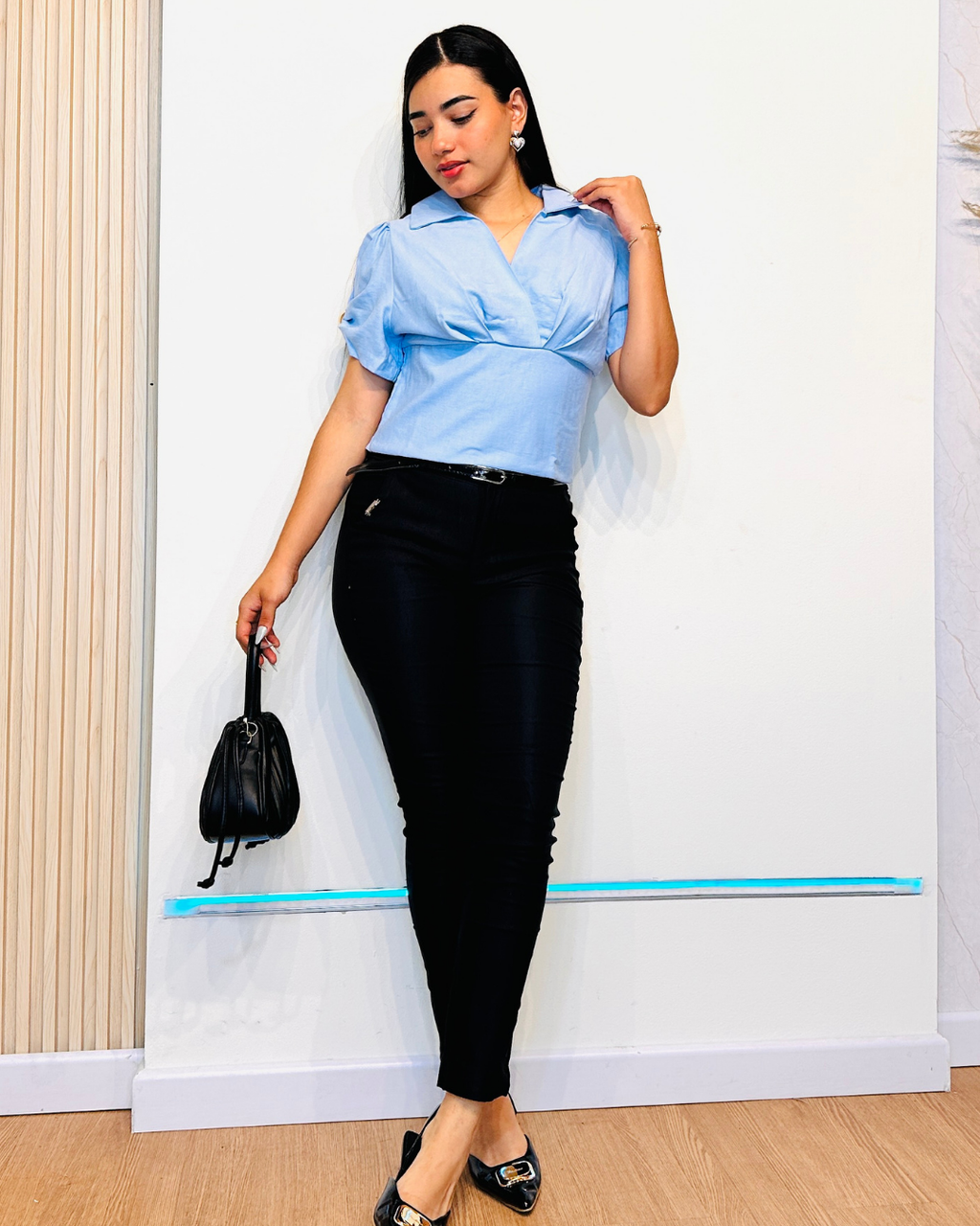 Blusa Juana Celeste