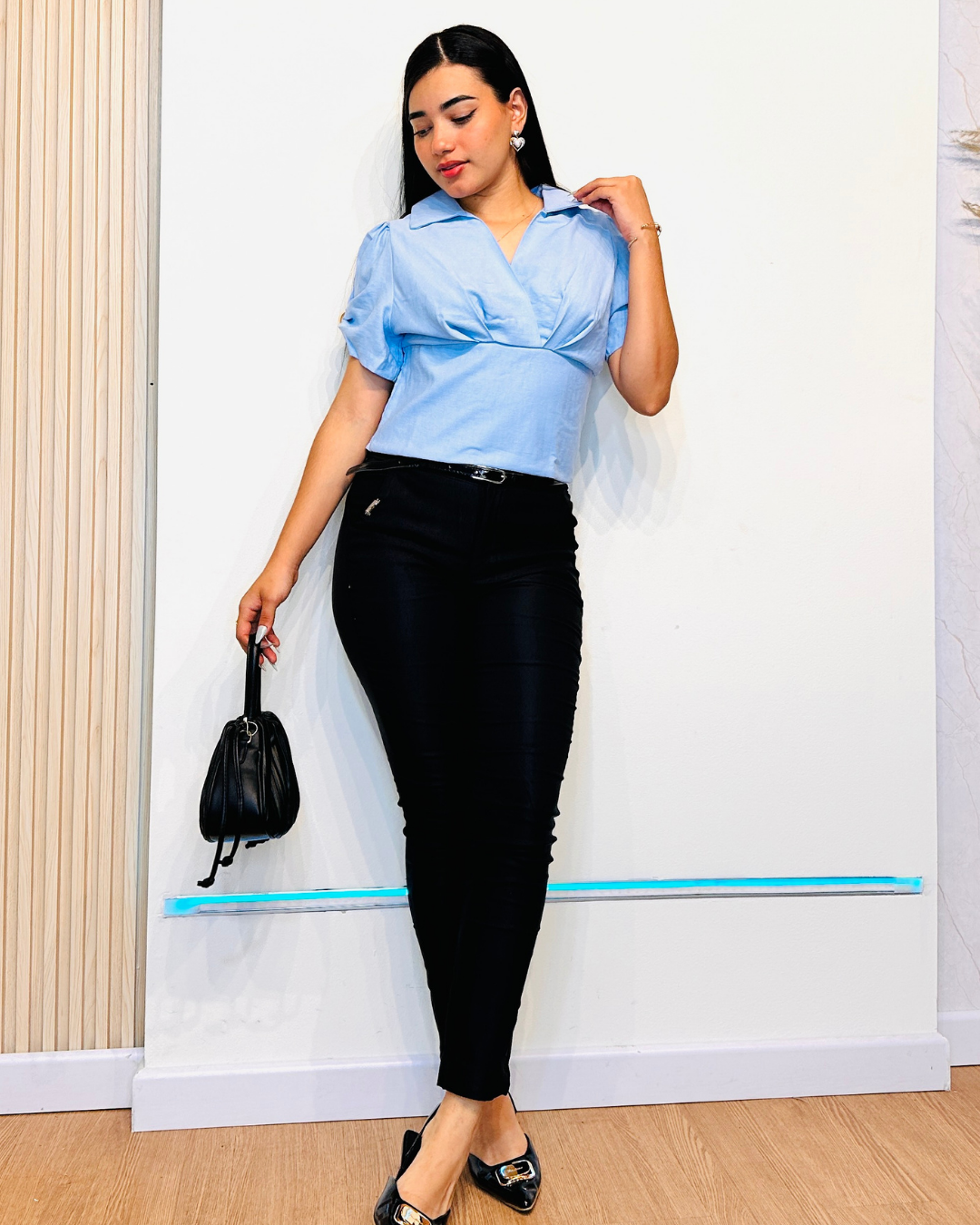 Blusa Juana Celeste