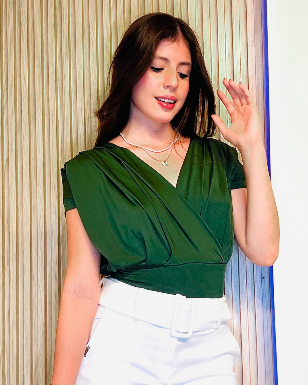 Blusa Kairos Verde Oscuro