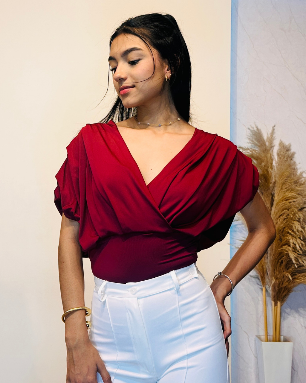 Blusa Kairos Vinotinto