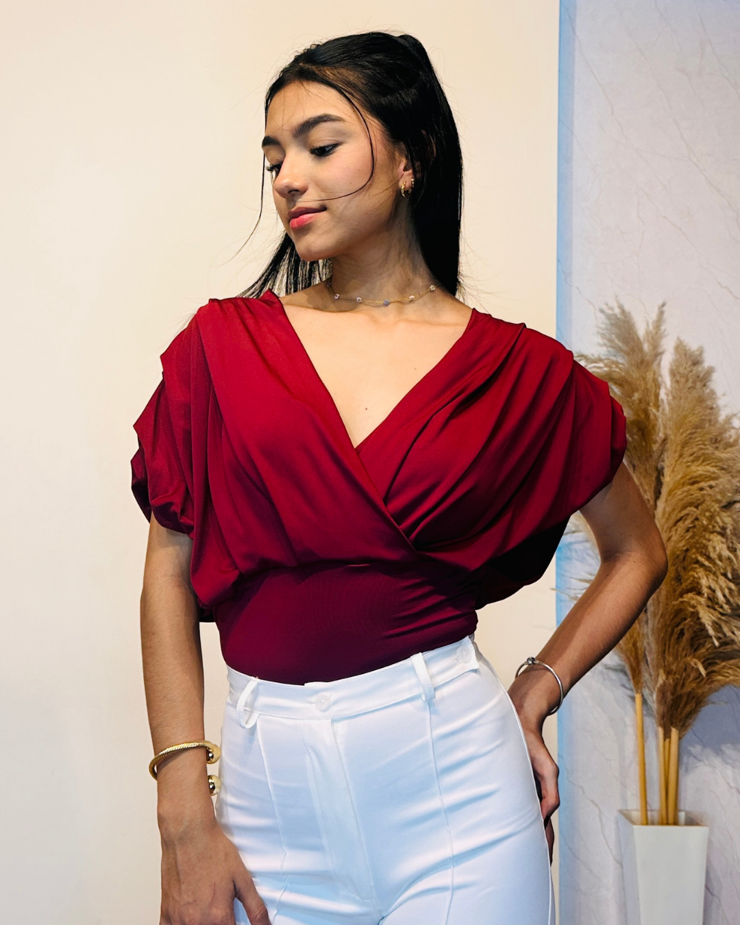 Blusa Kairos Vinotinto