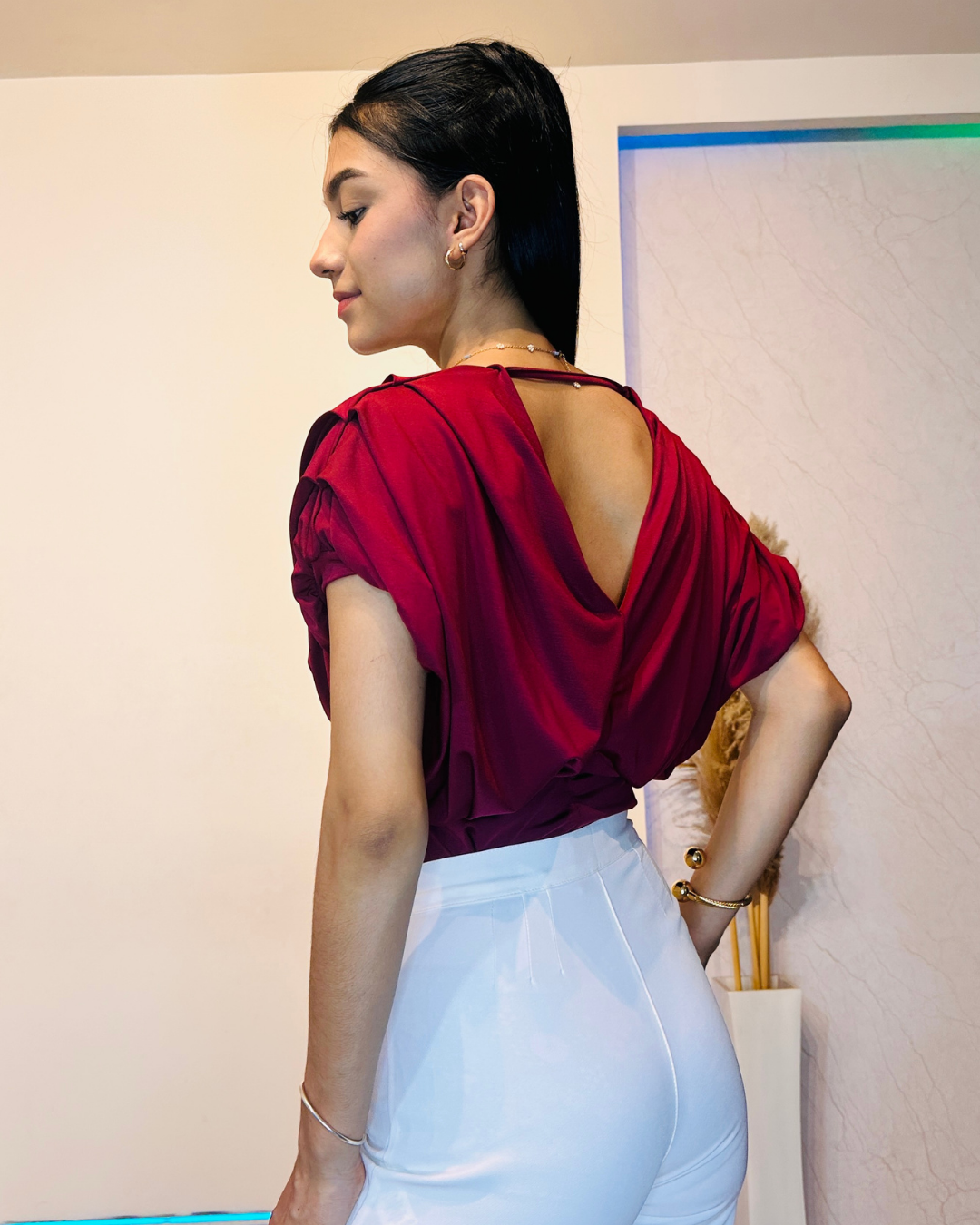 Blusa Kairos Vinotinto