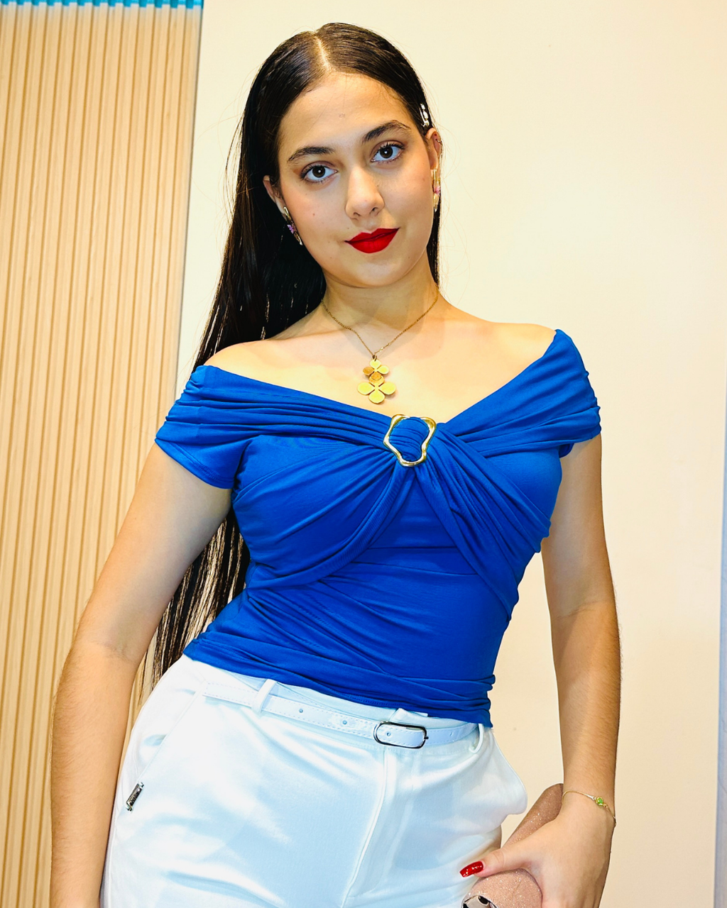 Blusa Kali Azul Rey