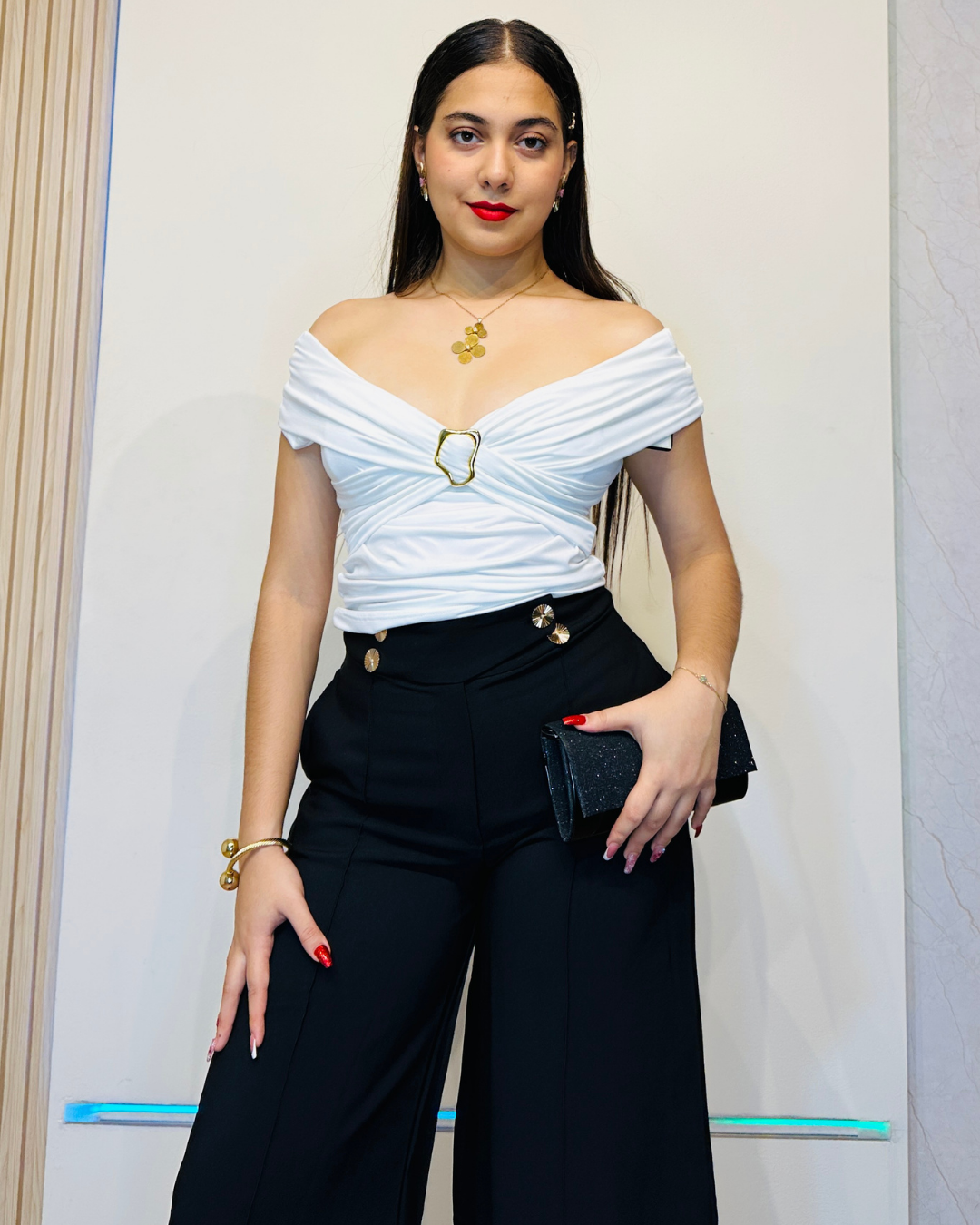 Blusa Kali Marfil