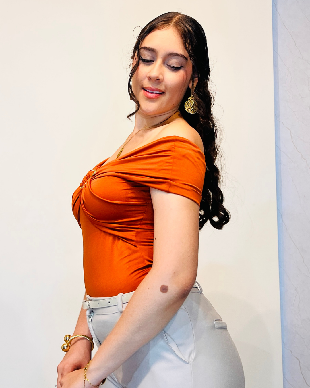Blusa Kali Terracota