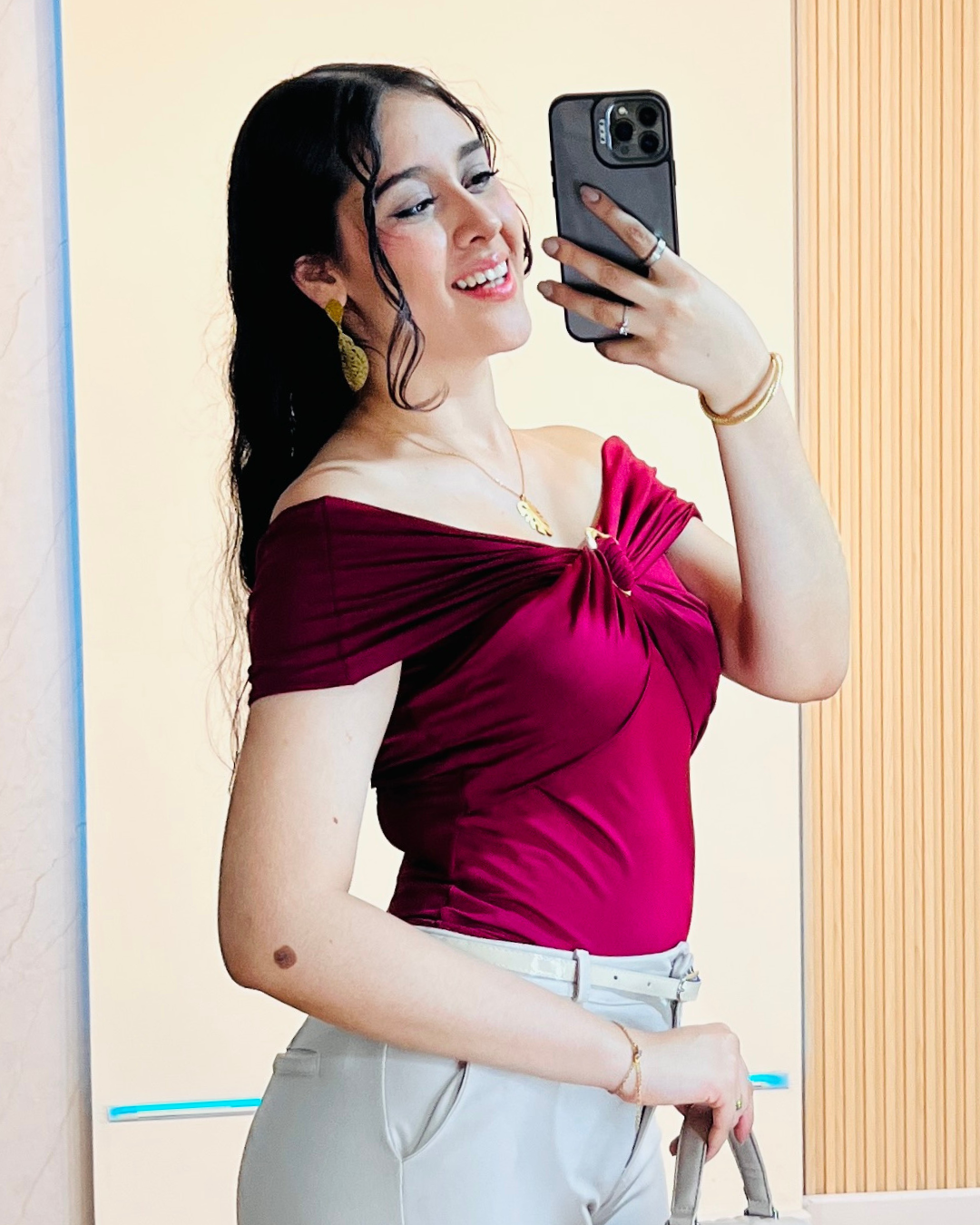 Blusa Kali Vinotinto